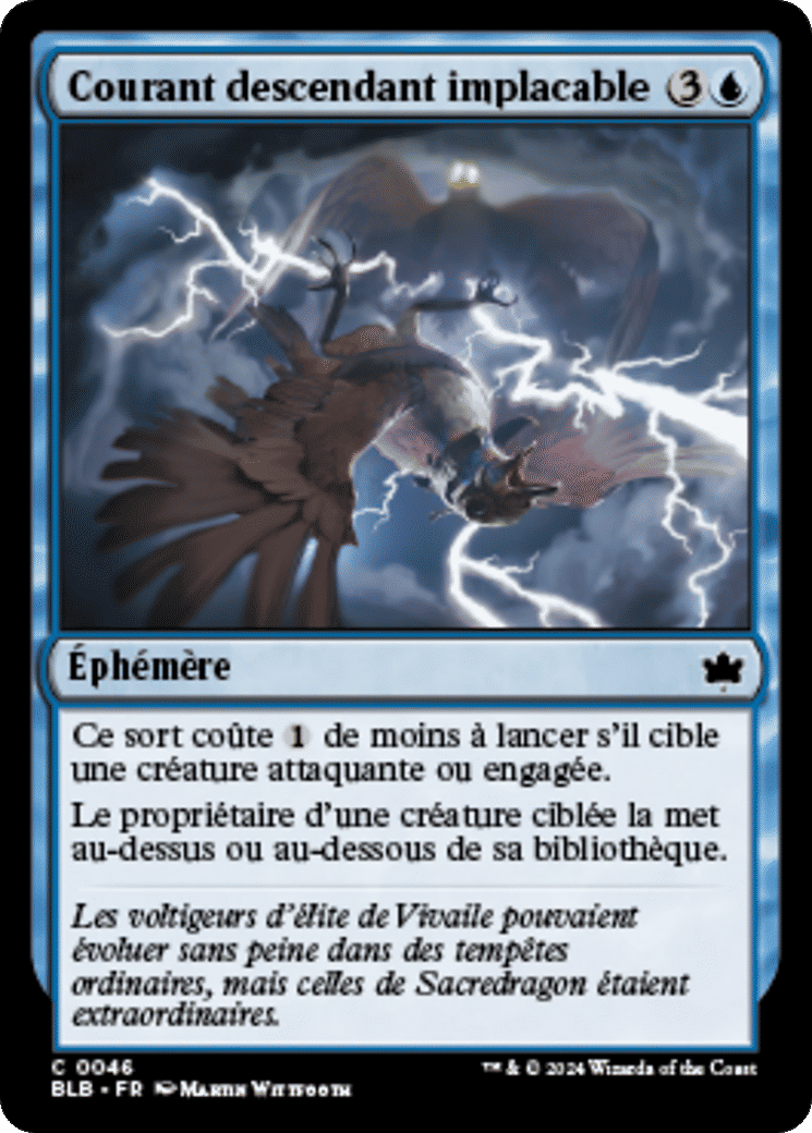 Courant descendant implacable — Bloomburrow — Magic: The Gathering