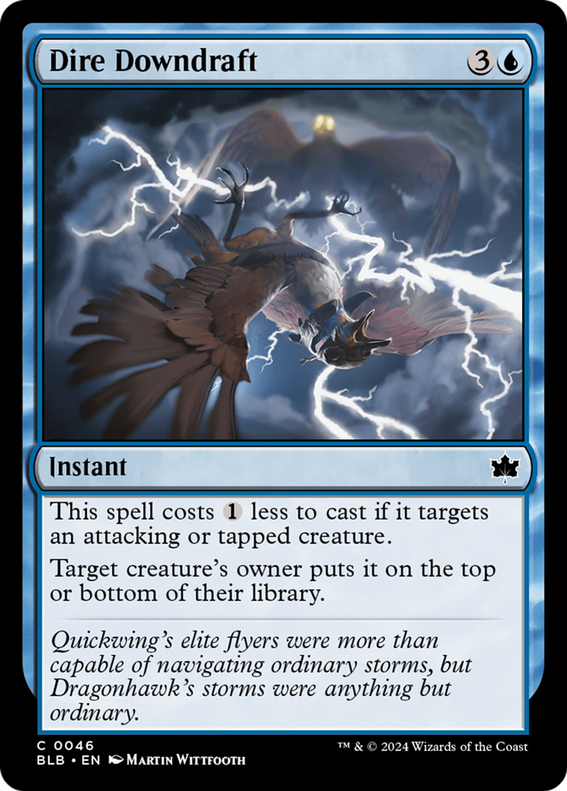 Courant descendant implacable — Bloomburrow — Magic: The Gathering