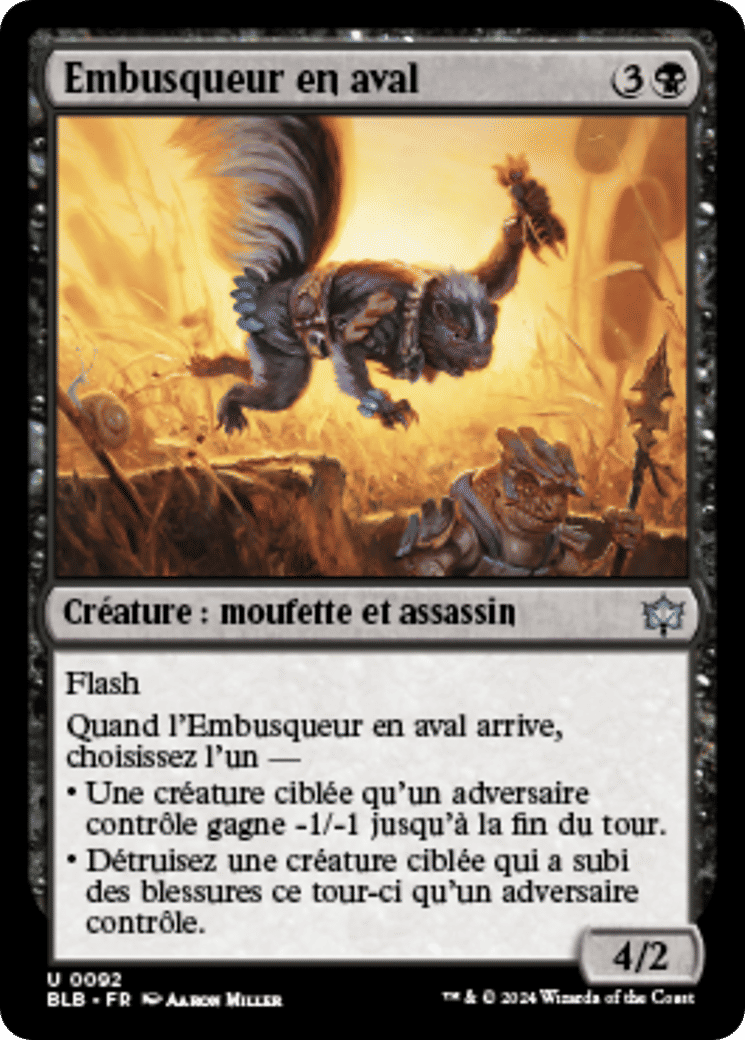 Embusqueur en aval — Bloomburrow — Magic: The Gathering