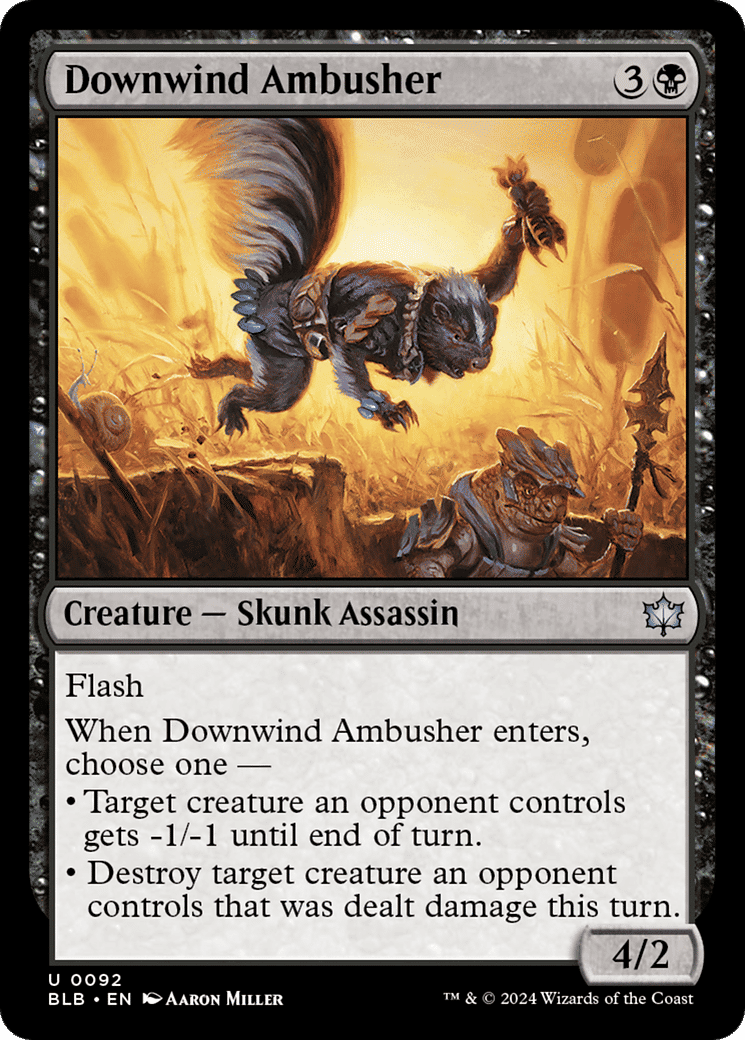 Downwind Ambusher — Bloomburrow — Magic: The Gathering