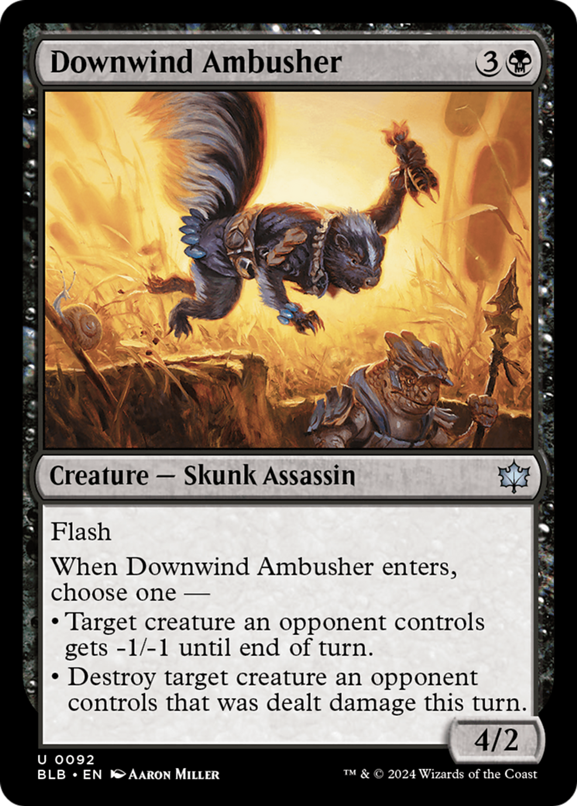 Embusqueur en aval — Bloomburrow — Magic: The Gathering