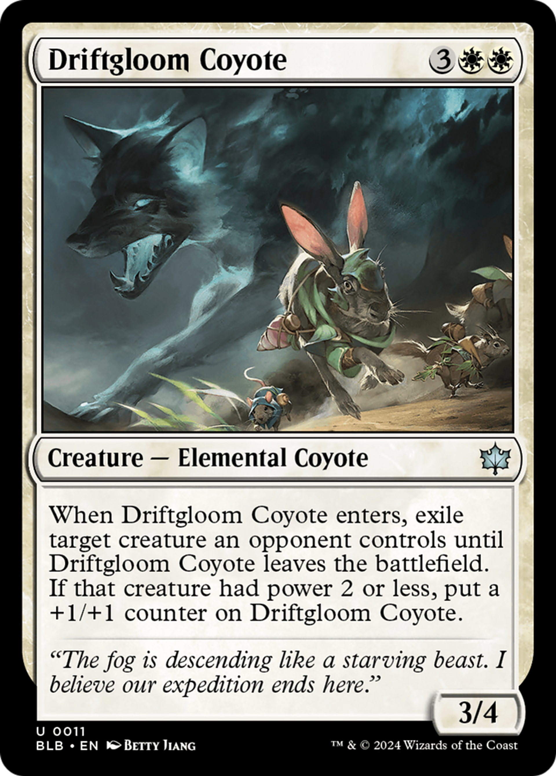 Driftgloom Coyote — Bloomburrow — Magic: The Gathering