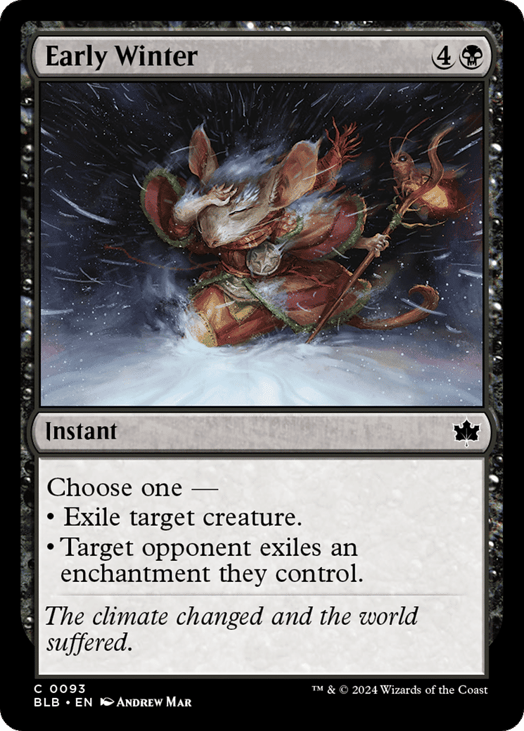 Early Winter — Bloomburrow — Magic: The Gathering