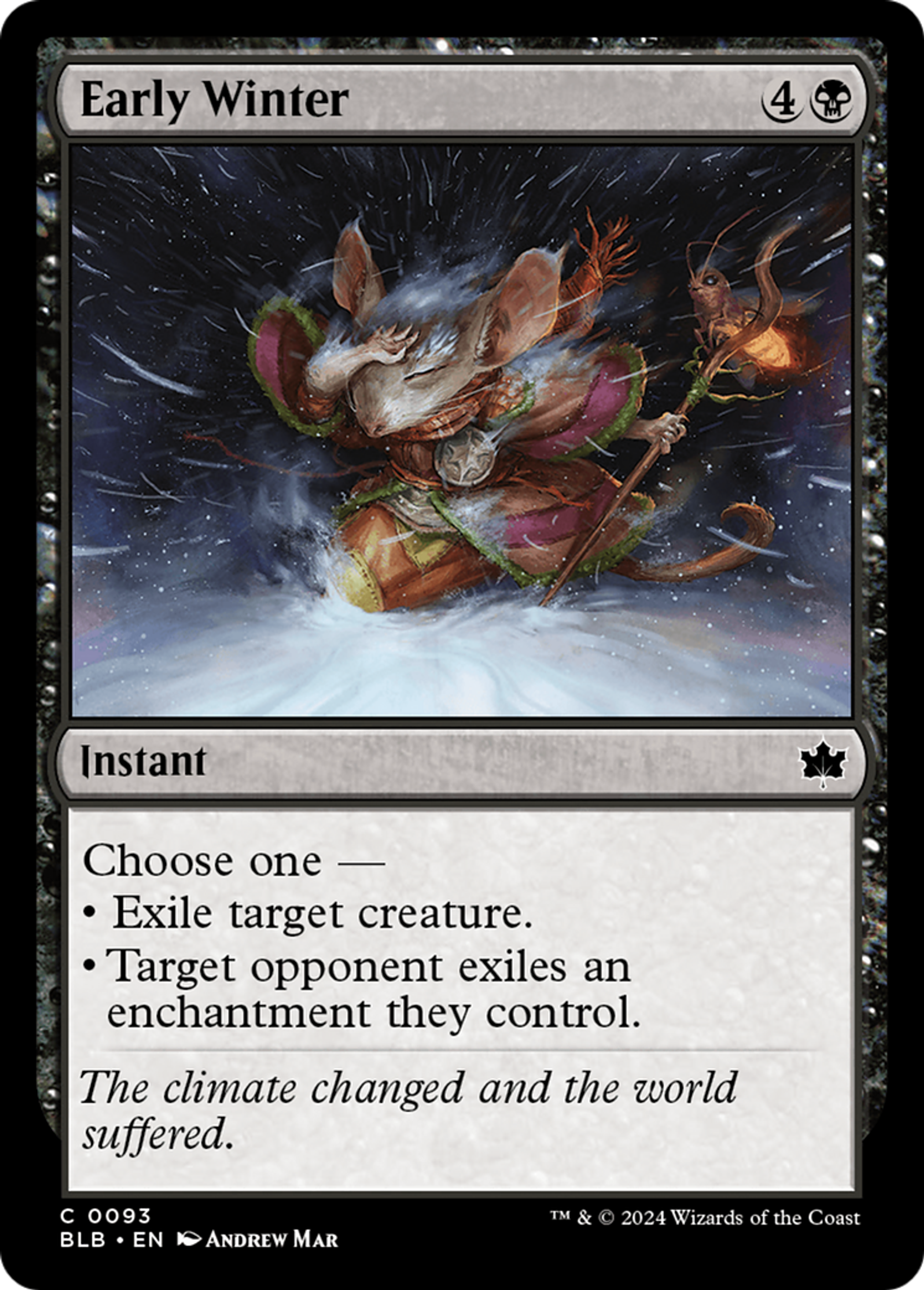 Early Winter — Bloomburrow — Magic: The Gathering