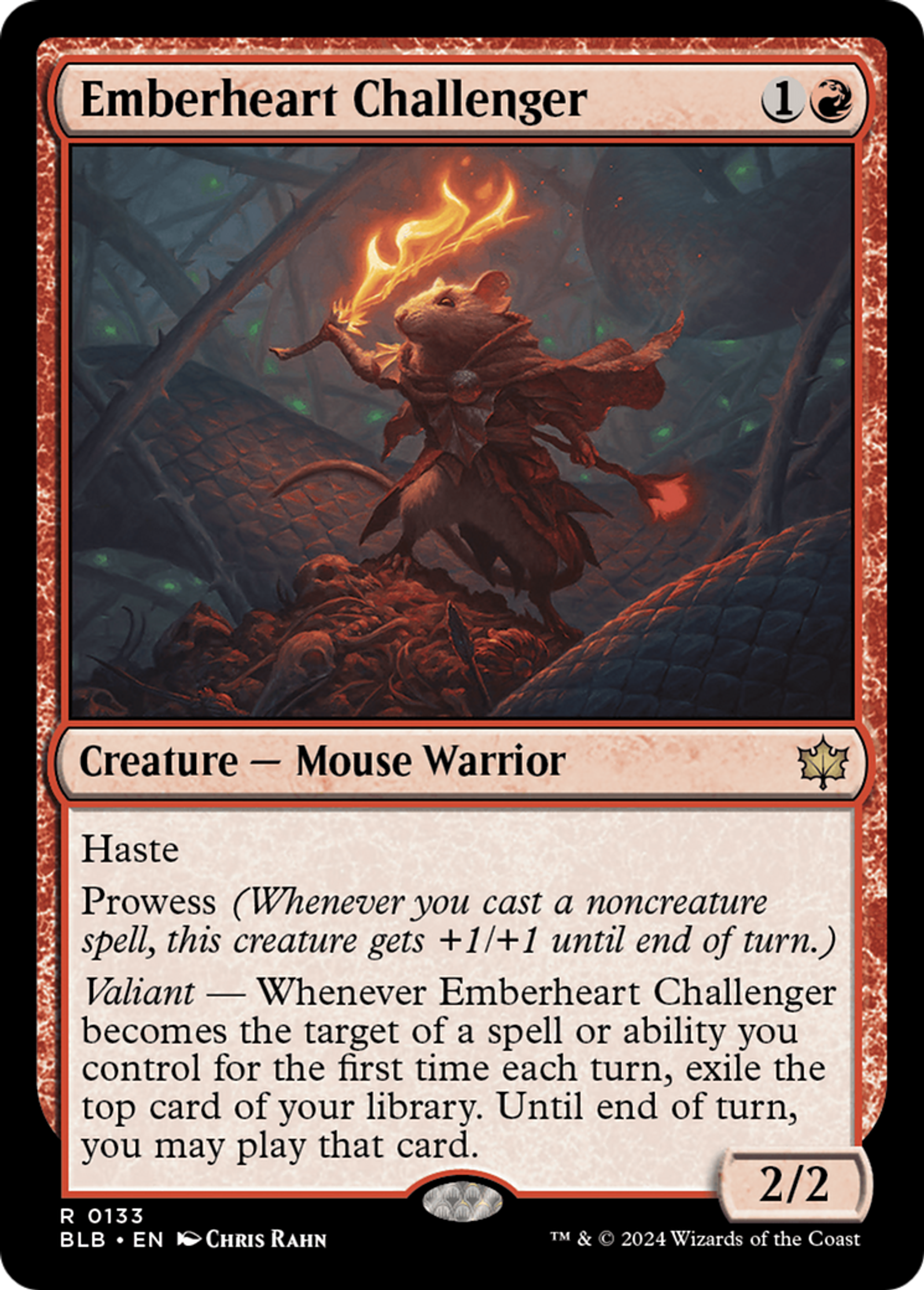Emberheart Challenger — Bloomburrow — Magic: The Gathering