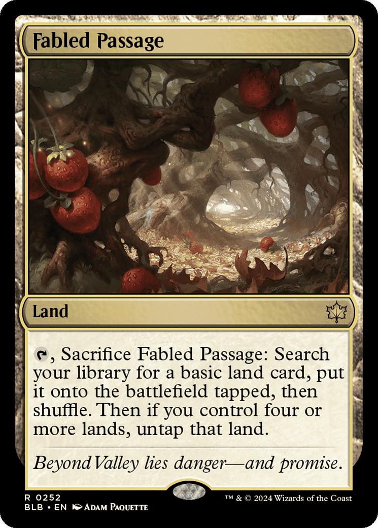 Fabled Passage — Bloomburrow — Magic: The Gathering