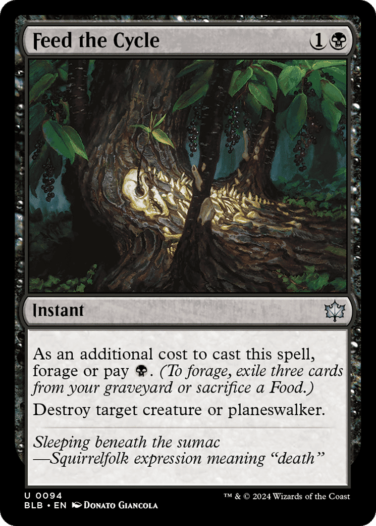 Feed the Cycle — Bloomburrow — Magic: The Gathering