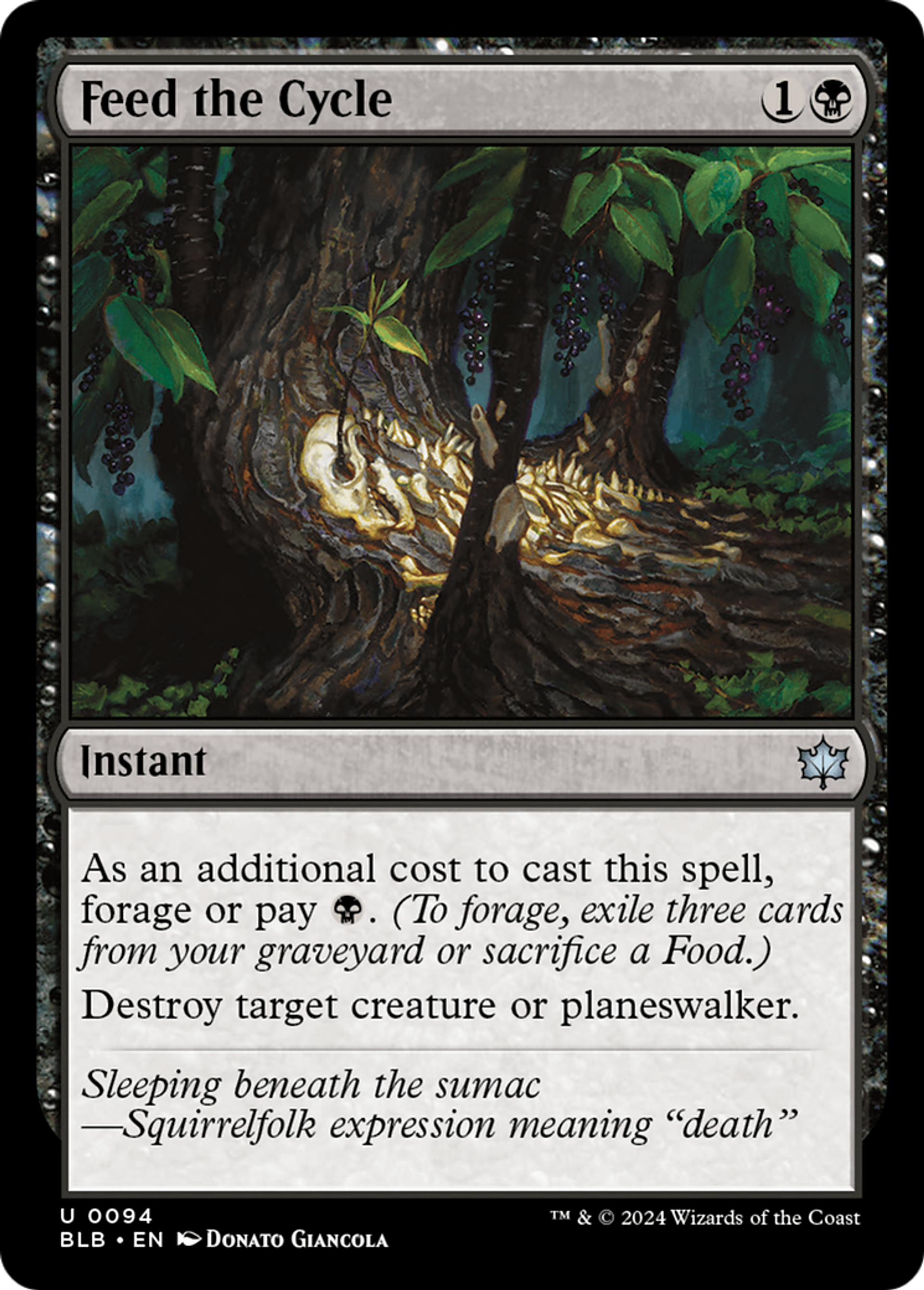 Feed the Cycle — Bloomburrow — Magic: The Gathering