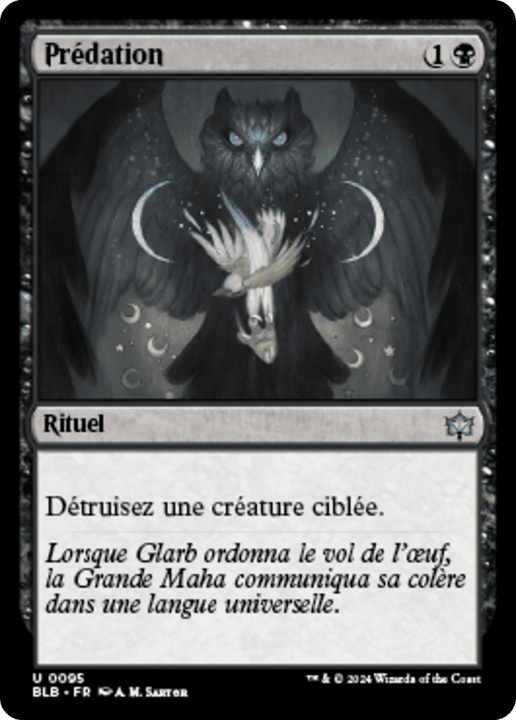 Prédation — Bloomburrow — Magic: The Gathering