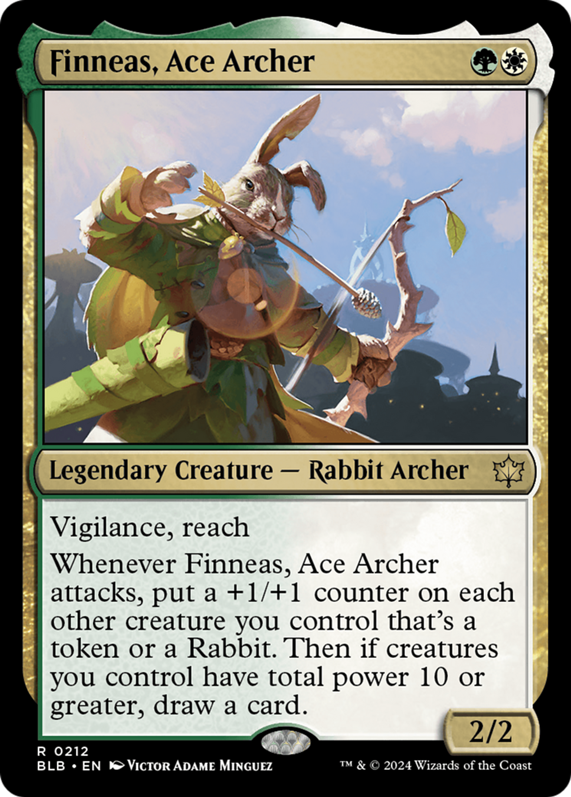 Finnéas, as de l'arc — Bloomburrow — Magic: The Gathering