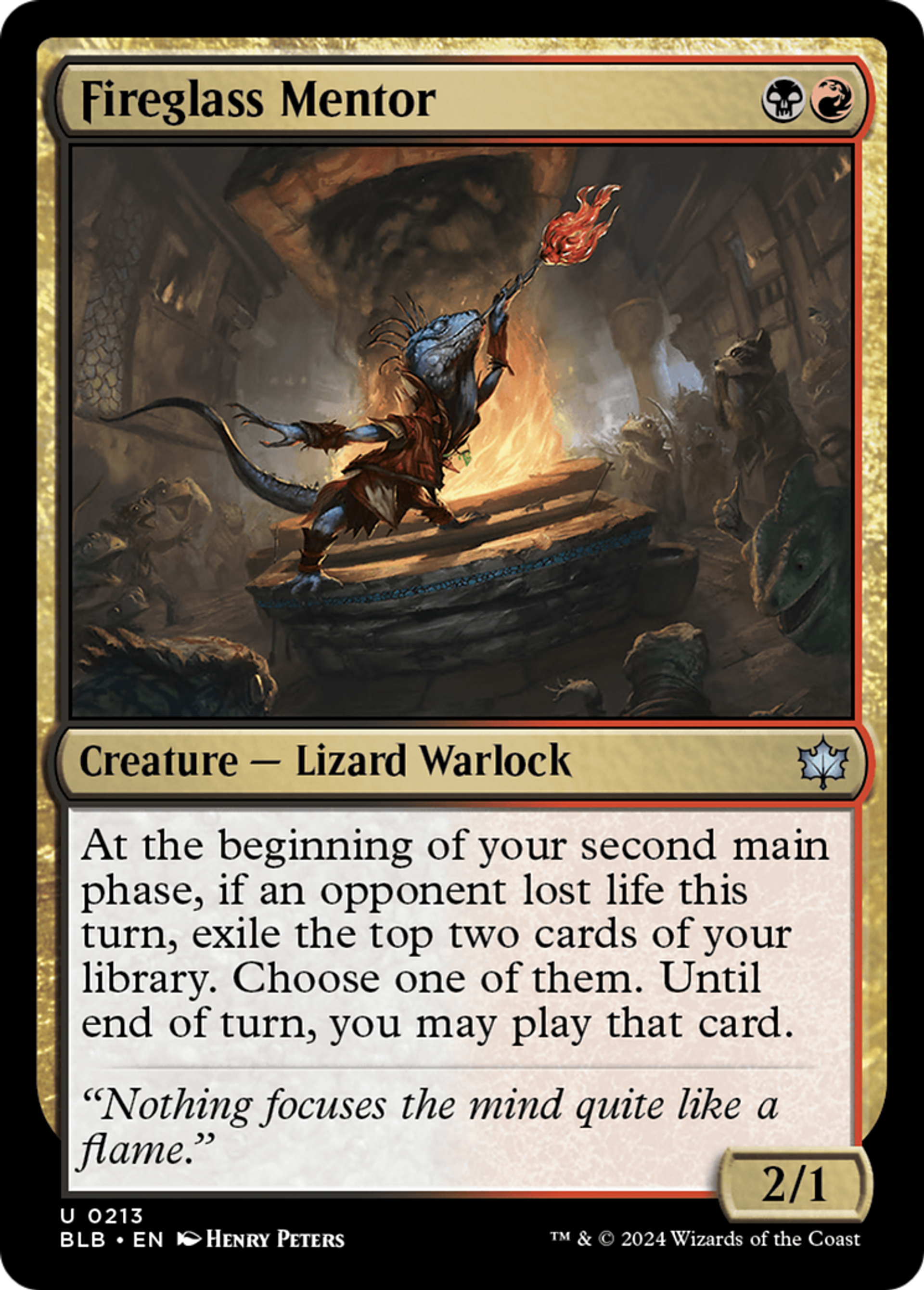Fireglass Mentor — Bloomburrow — Magic: The Gathering