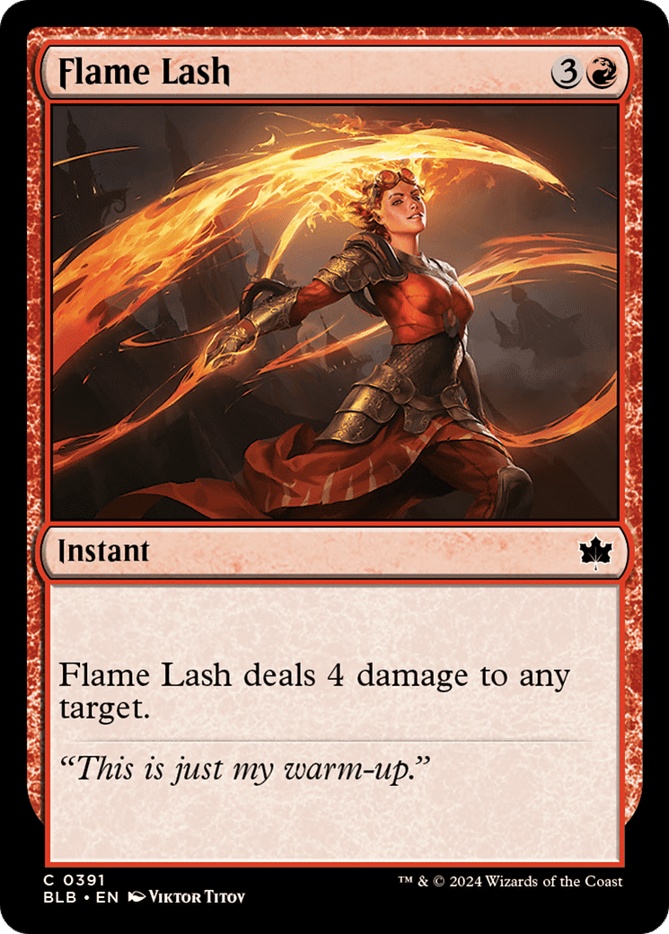 Flame Lash — Bloomburrow — Magic: The Gathering
