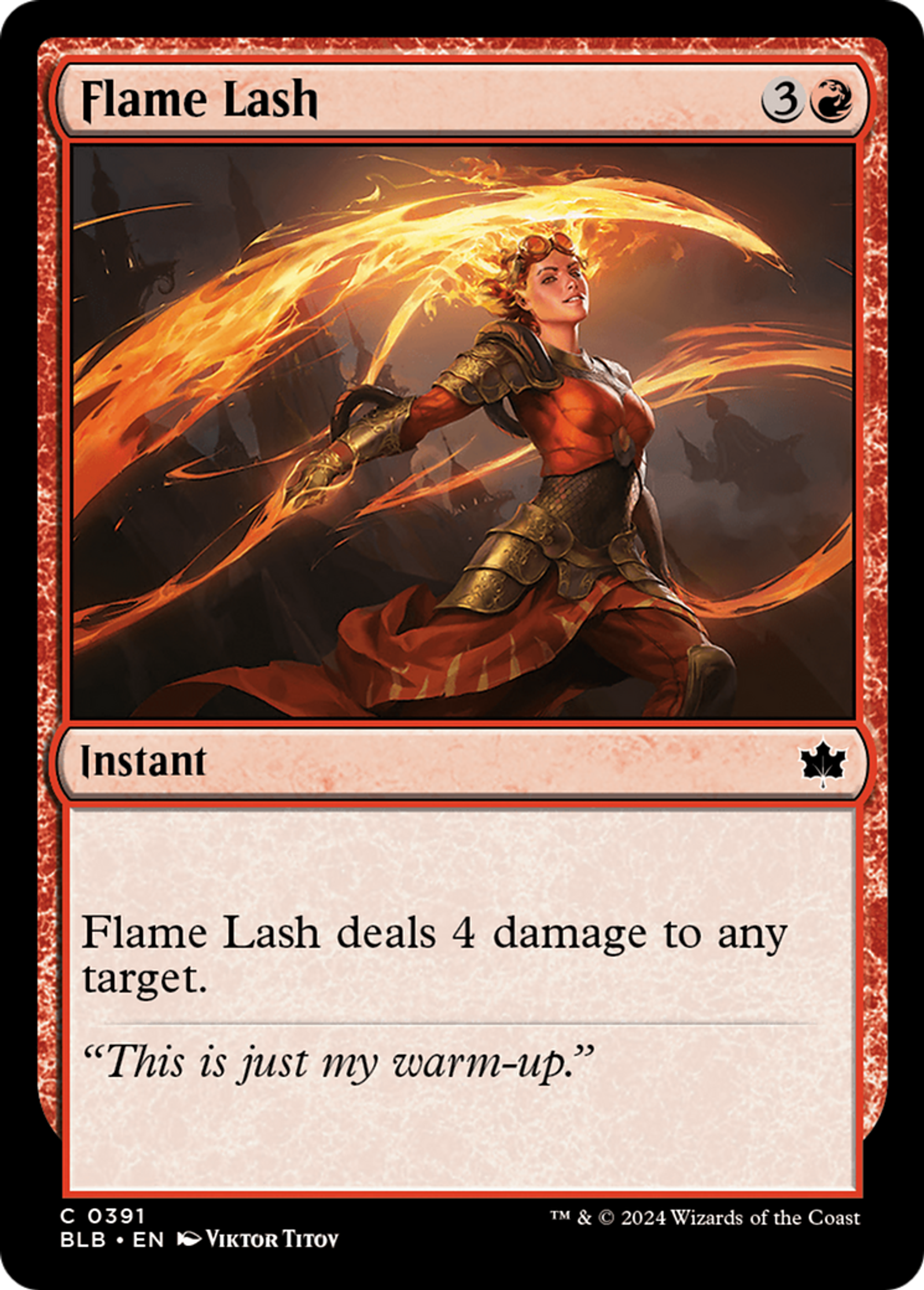 Flame Lash — Bloomburrow — Magic: The Gathering