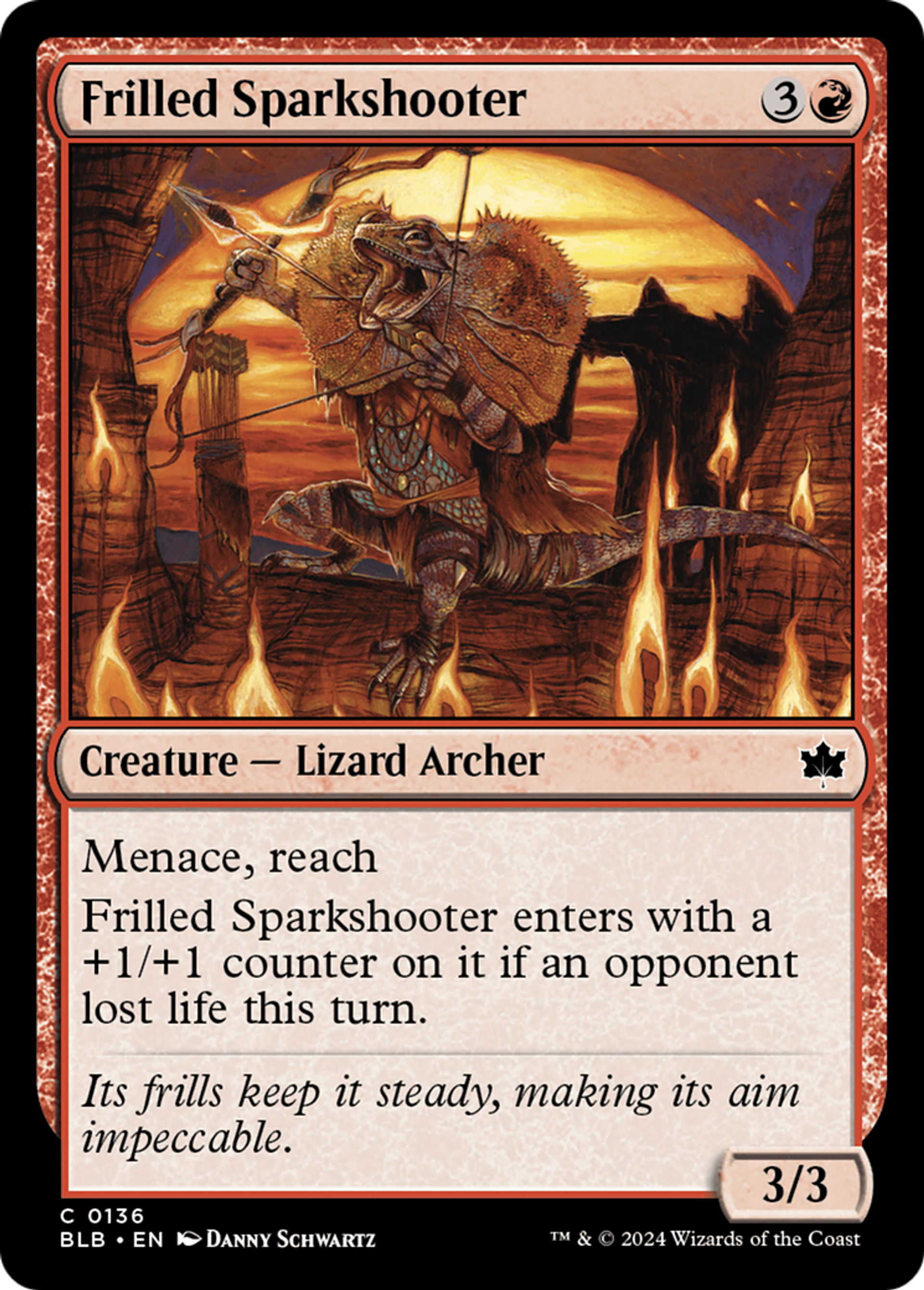 Frilled Sparkshooter — Bloomburrow — Magic: The Gathering