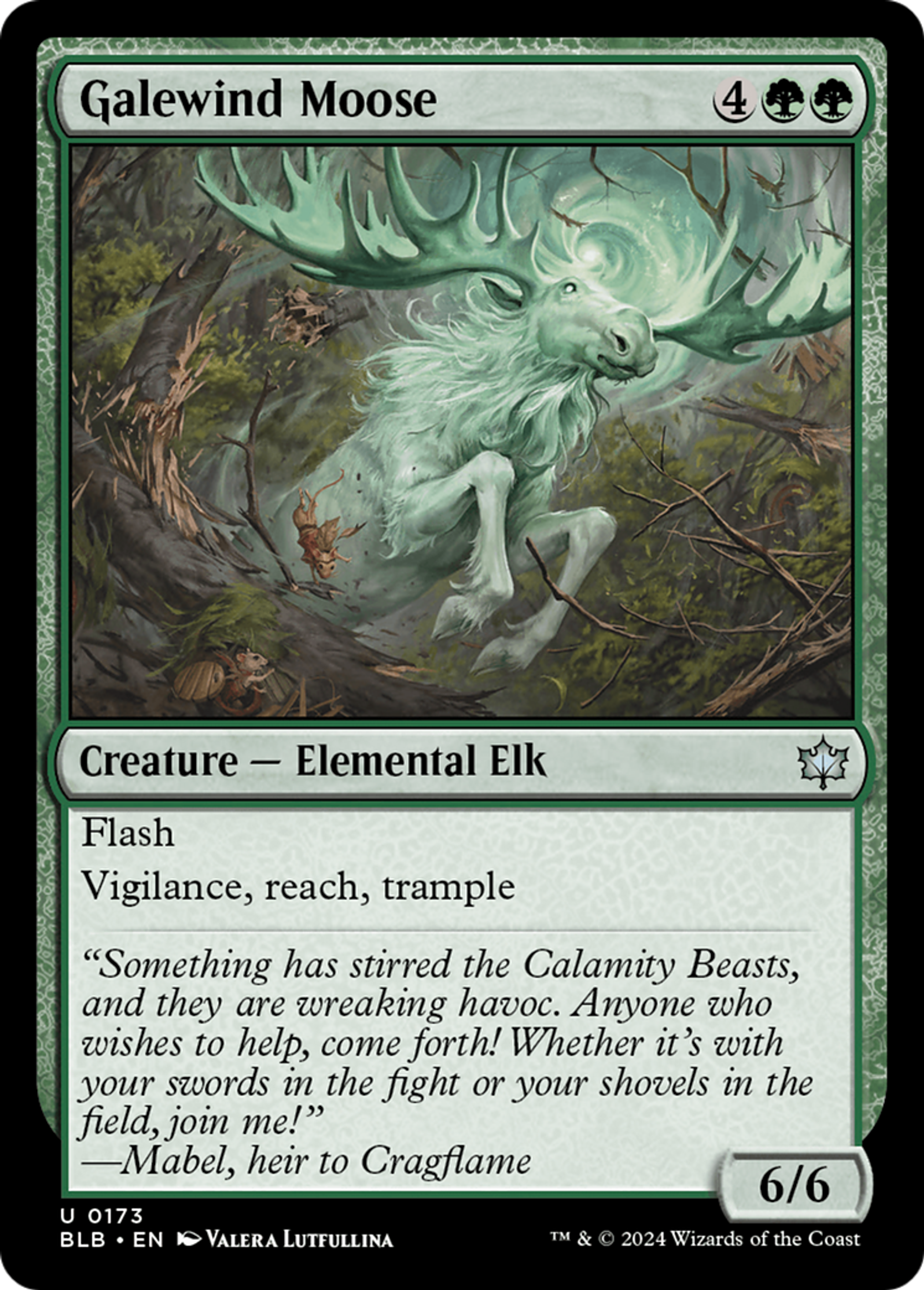 Galewind Moose — Bloomburrow — Magic: The Gathering