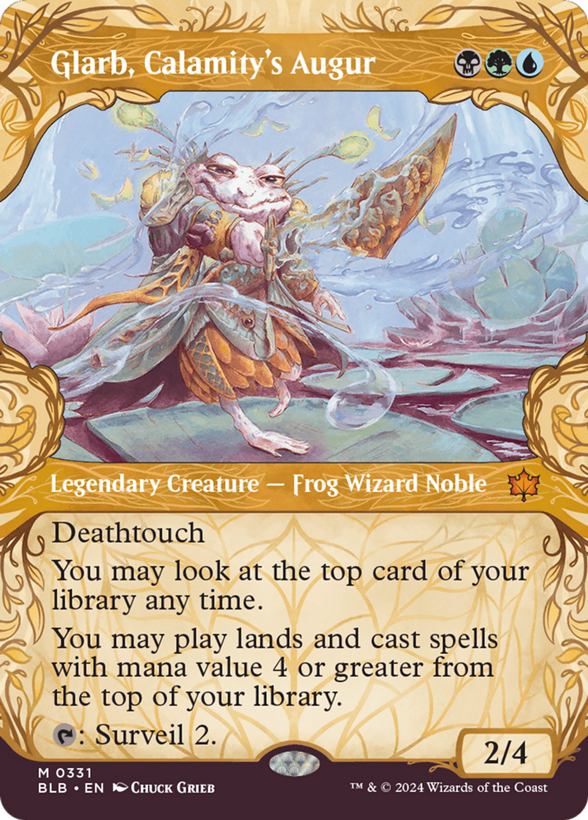 Glarb, Calamity's Augur — Bloomburrow — Magic: The Gathering