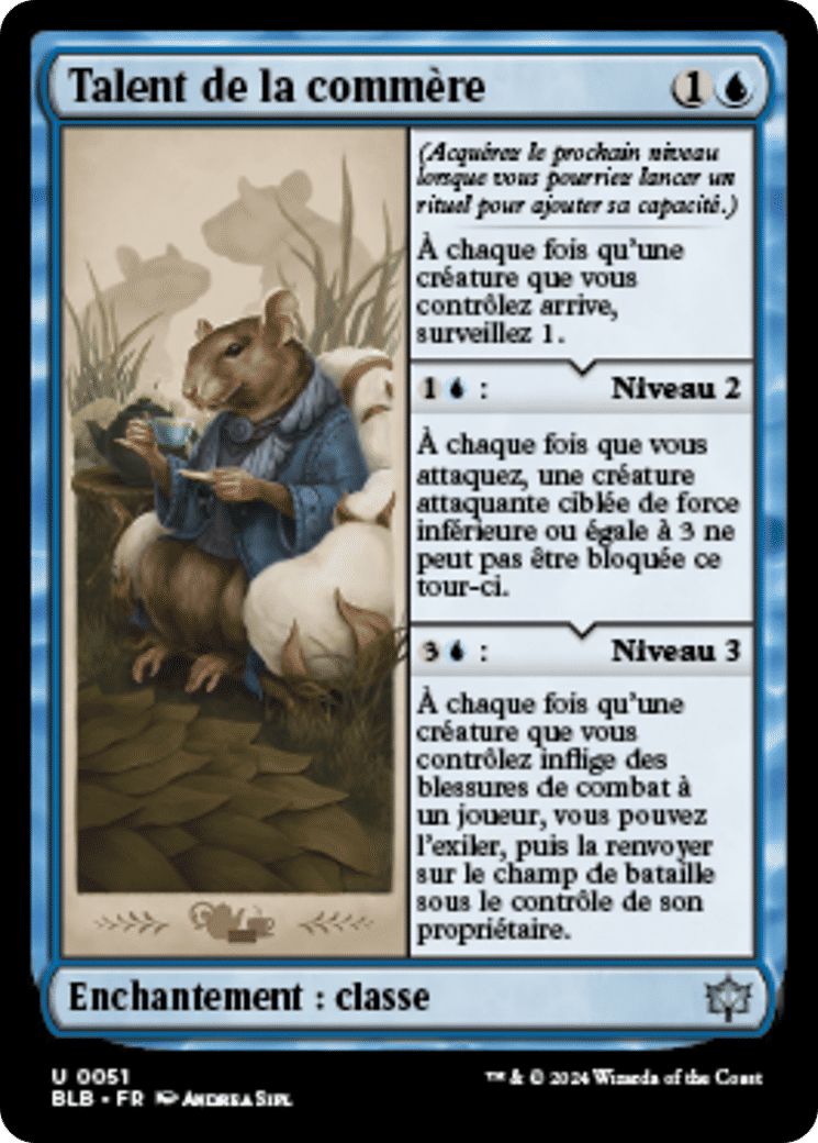 Talent de la commère — Bloomburrow — Magic: The Gathering