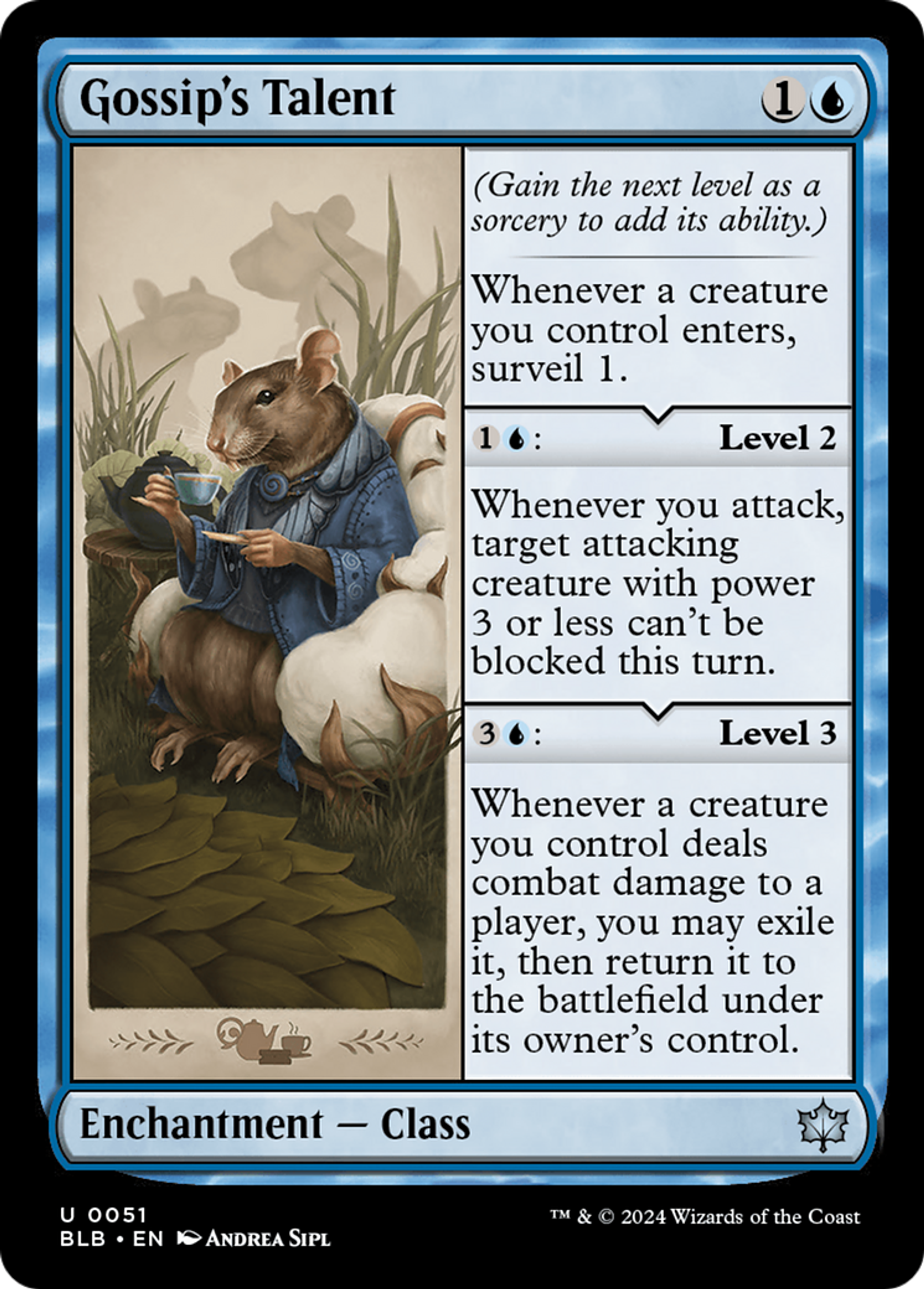 Talent de la commère — Bloomburrow — Magic: The Gathering