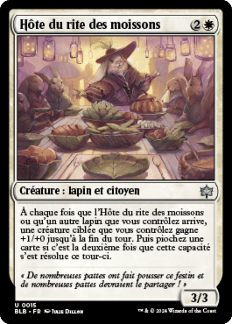Hôte du rite des moissons — Bloomburrow — Magic: The Gathering
