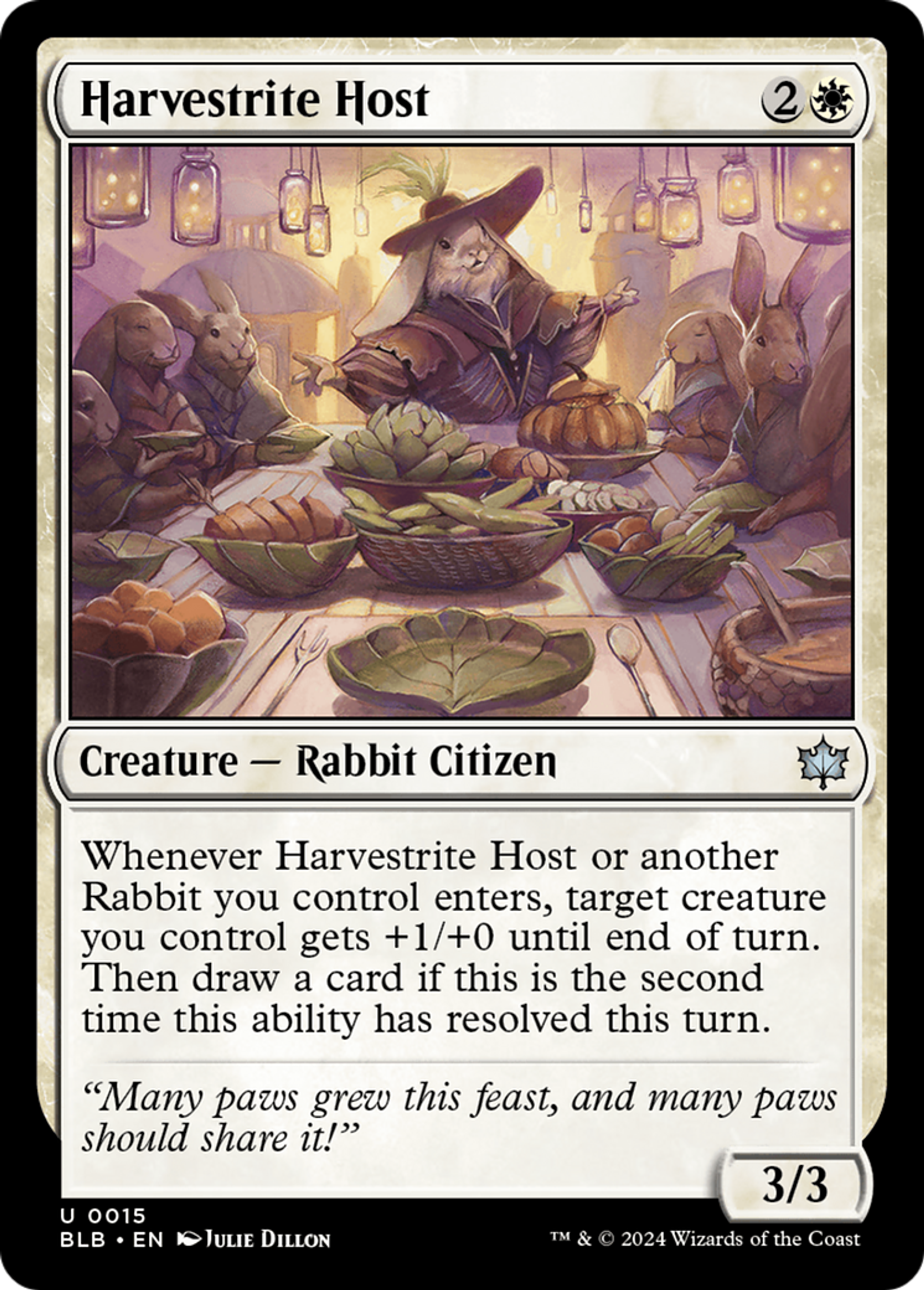 Harvestrite Host — Bloomburrow — Magic: The Gathering