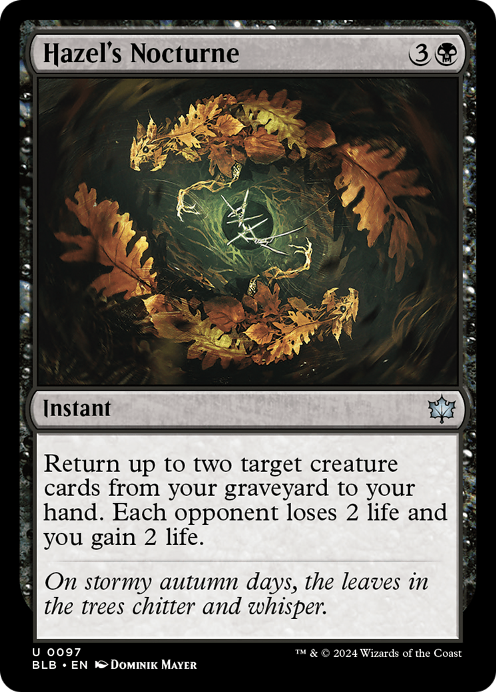 Nocturne de Noisette — Bloomburrow — Magic: The Gathering