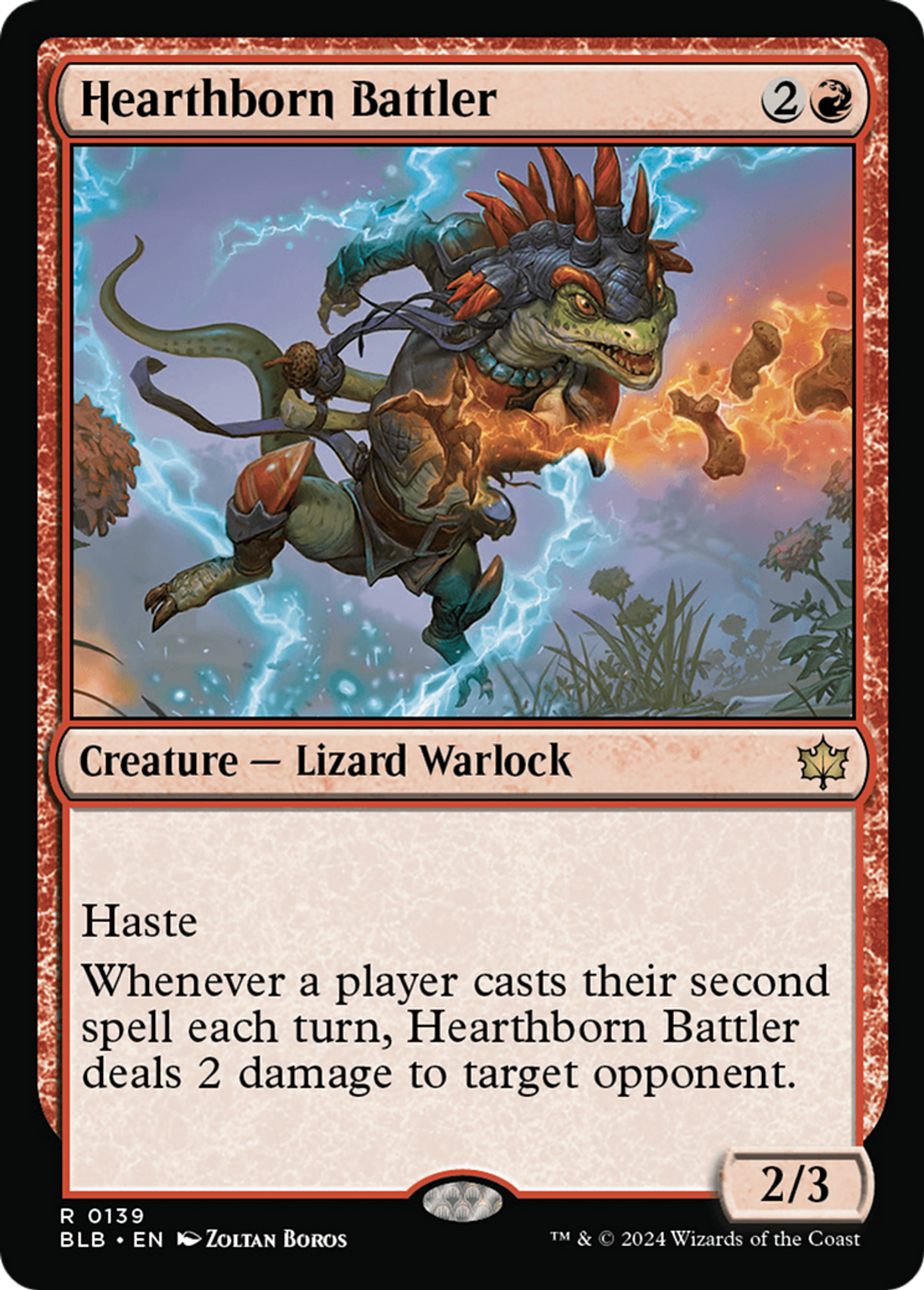 Combattant né de l'âtre — Bloomburrow — Magic: The Gathering