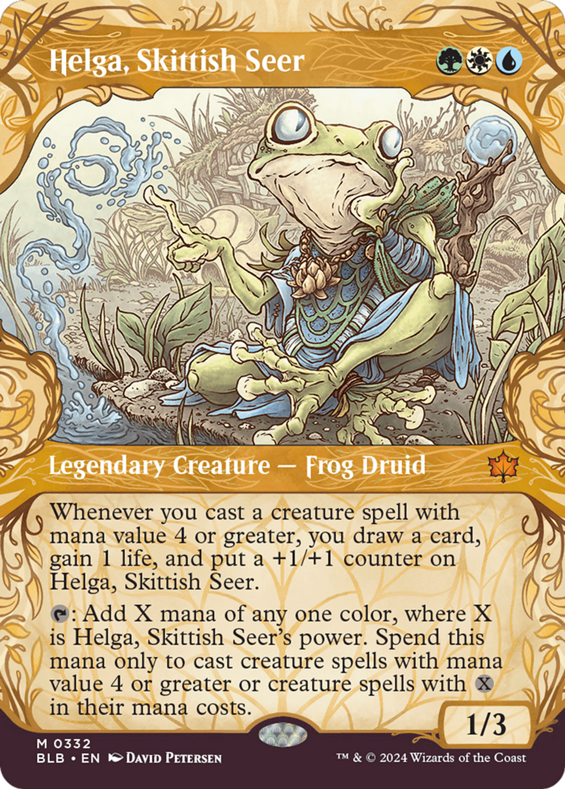 Helga, Skittish Seer — Bloomburrow — Magic: The Gathering