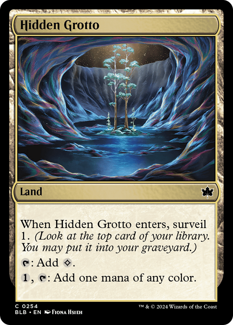 Hidden Grotto — Bloomburrow — Magic: The Gathering