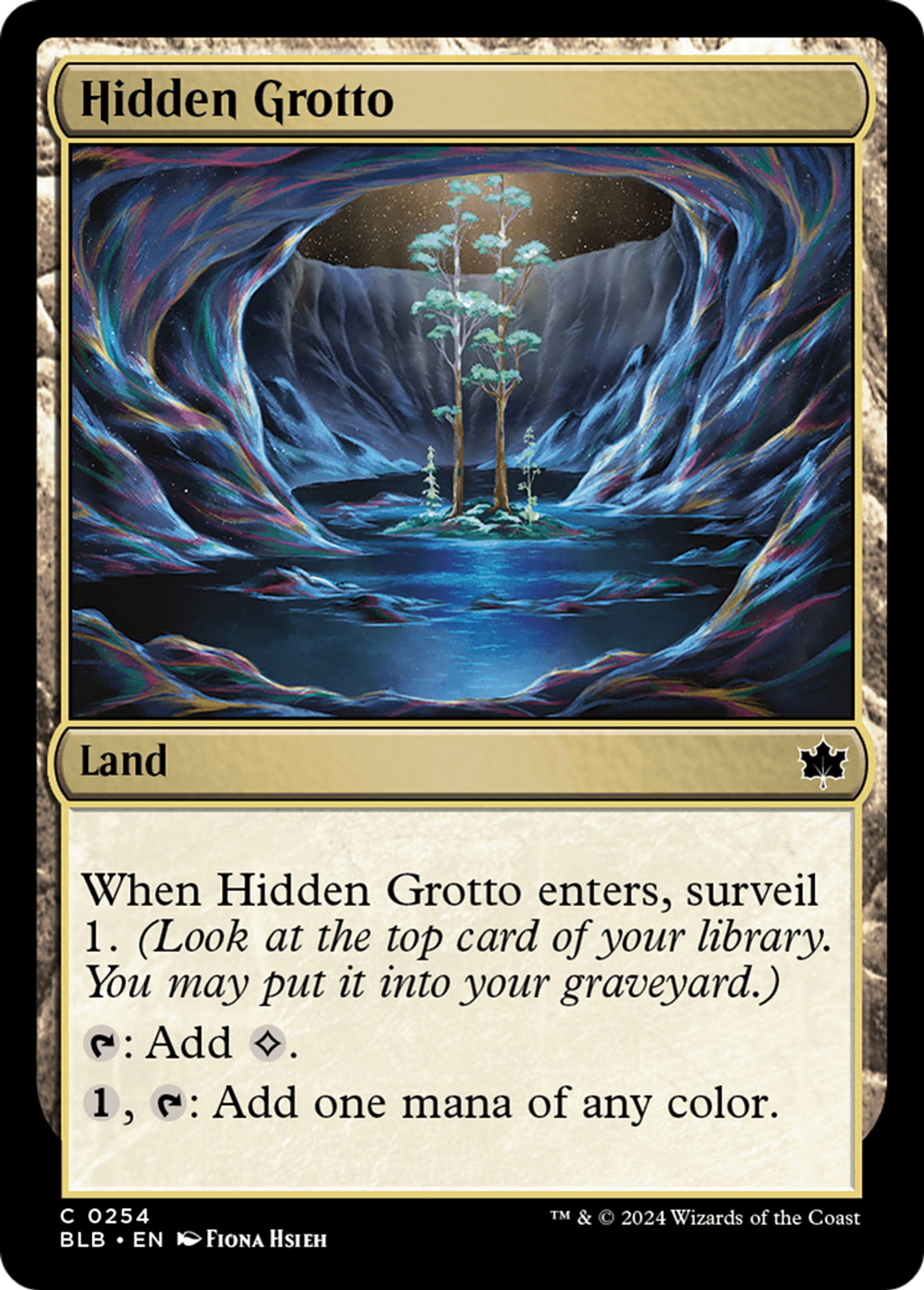 Grotte cachée — Bloomburrow — Magic: The Gathering