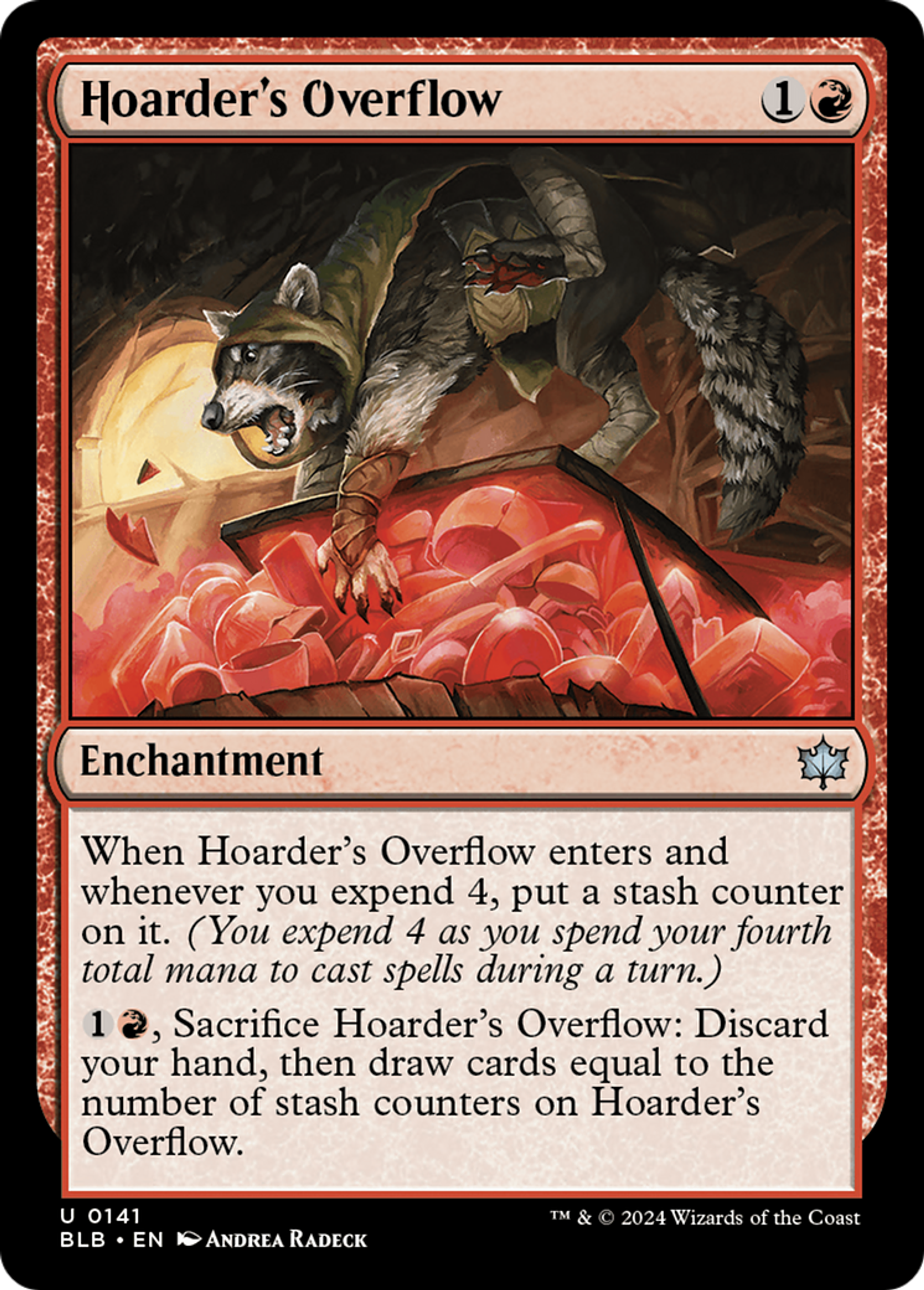 Débordement de l'entasseur — Bloomburrow — Magic: The Gathering