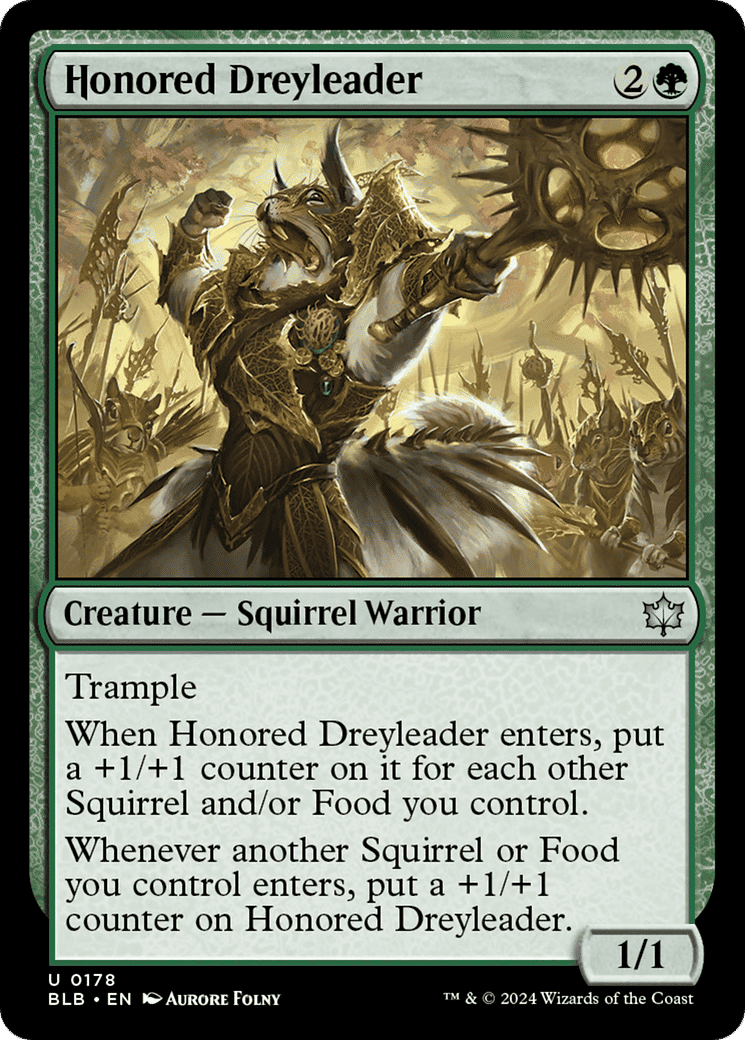 Honored Dreyleader — Bloomburrow — Magic: The Gathering