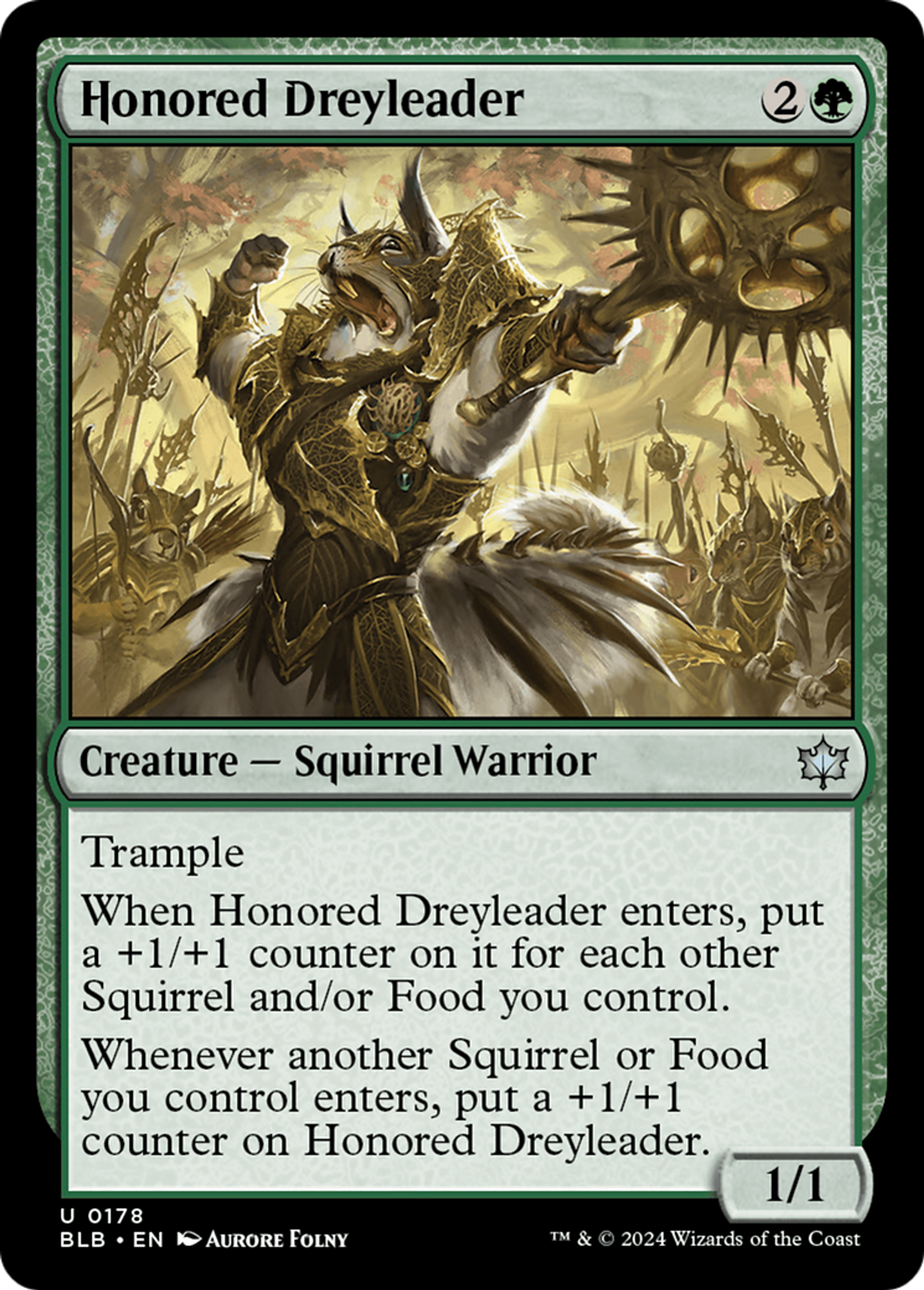 Chef de bauge honoré — Bloomburrow — Magic: The Gathering