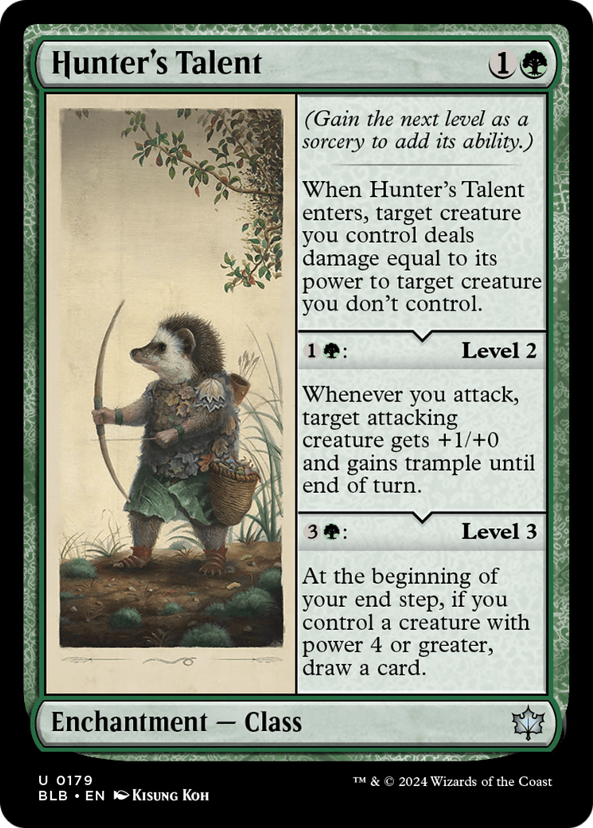 Talent du chasseur — Bloomburrow — Magic: The Gathering