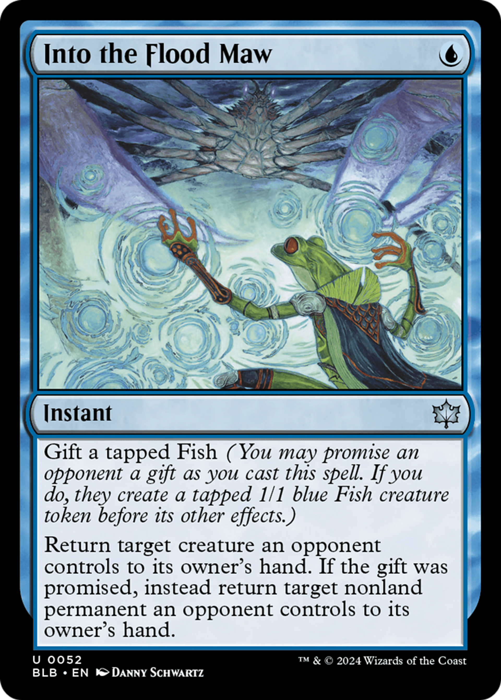 Dans la gueule de la marée — Bloomburrow — Magic: The Gathering