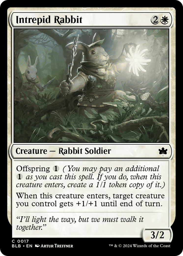 Intrepid Rabbit — Bloomburrow — Magic: The Gathering