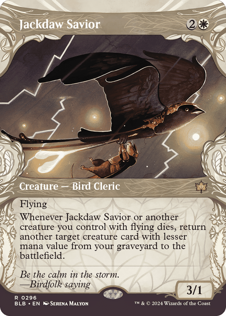 Jackdaw Savior — Bloomburrow — Magic: The Gathering