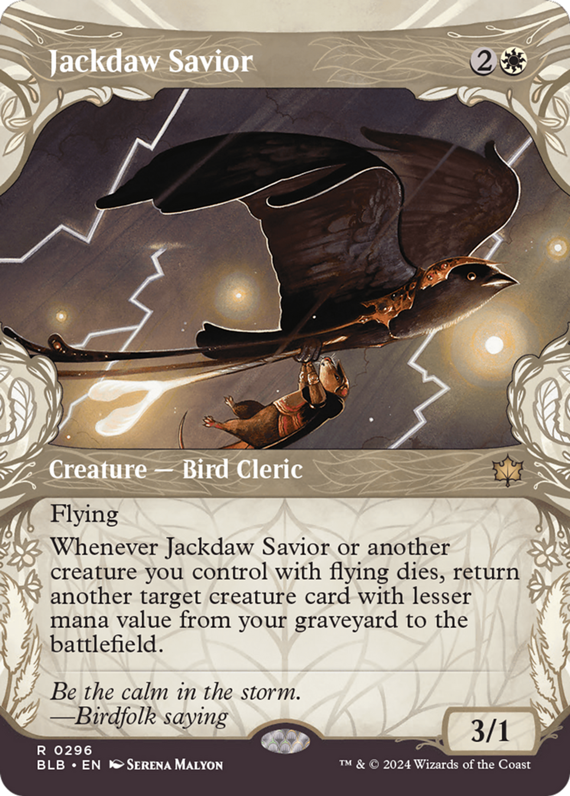 Jackdaw Savior — Bloomburrow — Magic: The Gathering