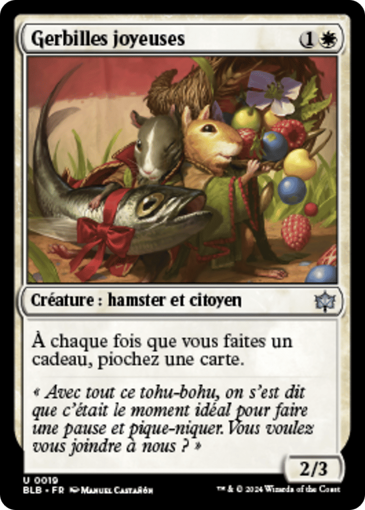 Gerbilles joyeuses — Bloomburrow — Magic: The Gathering