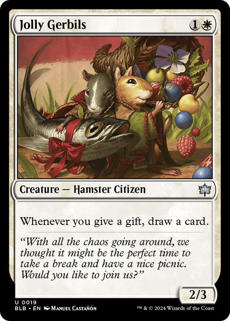 Jolly Gerbils — Bloomburrow — Magic: The Gathering