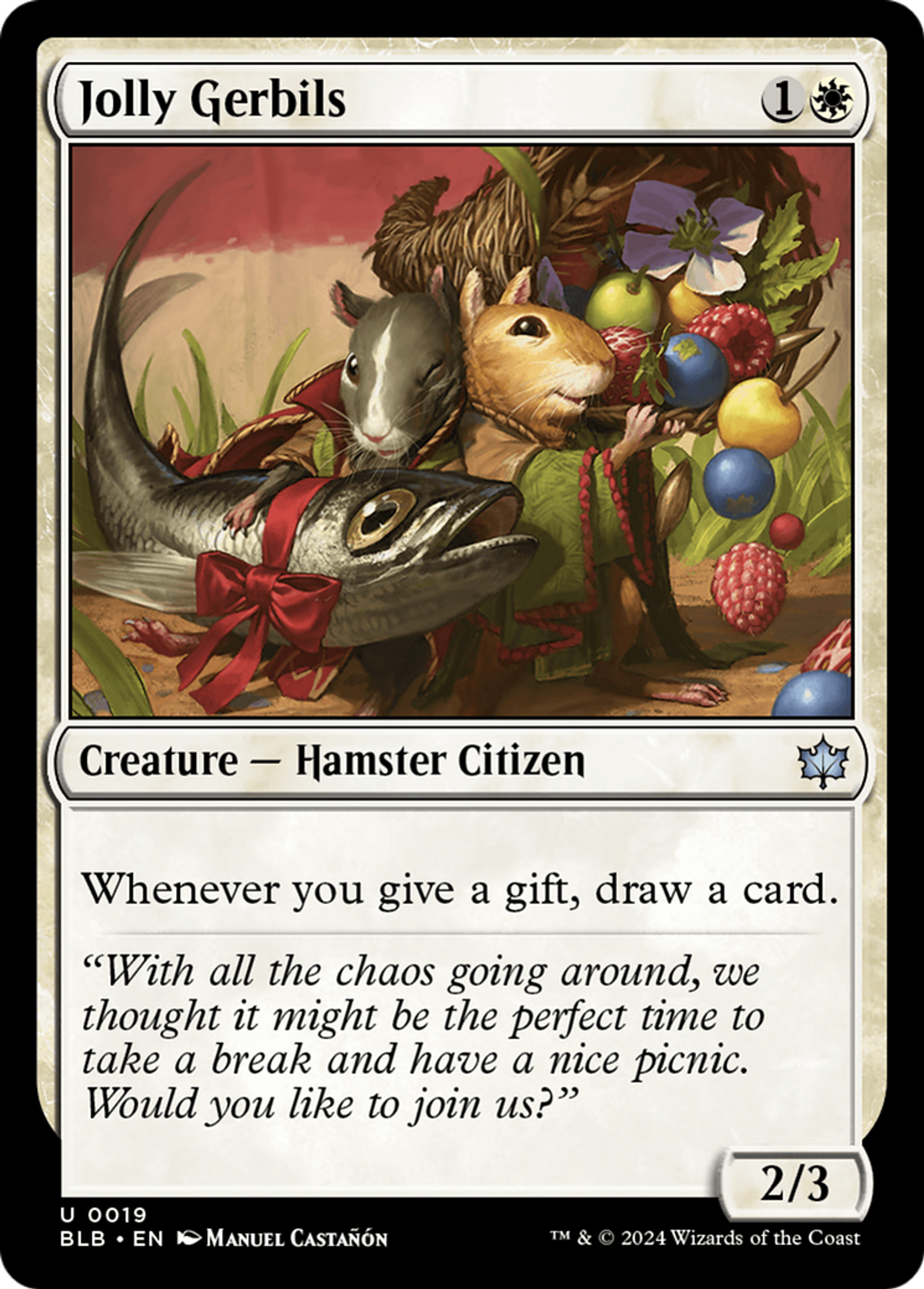 Gerbilles joyeuses — Bloomburrow — Magic: The Gathering
