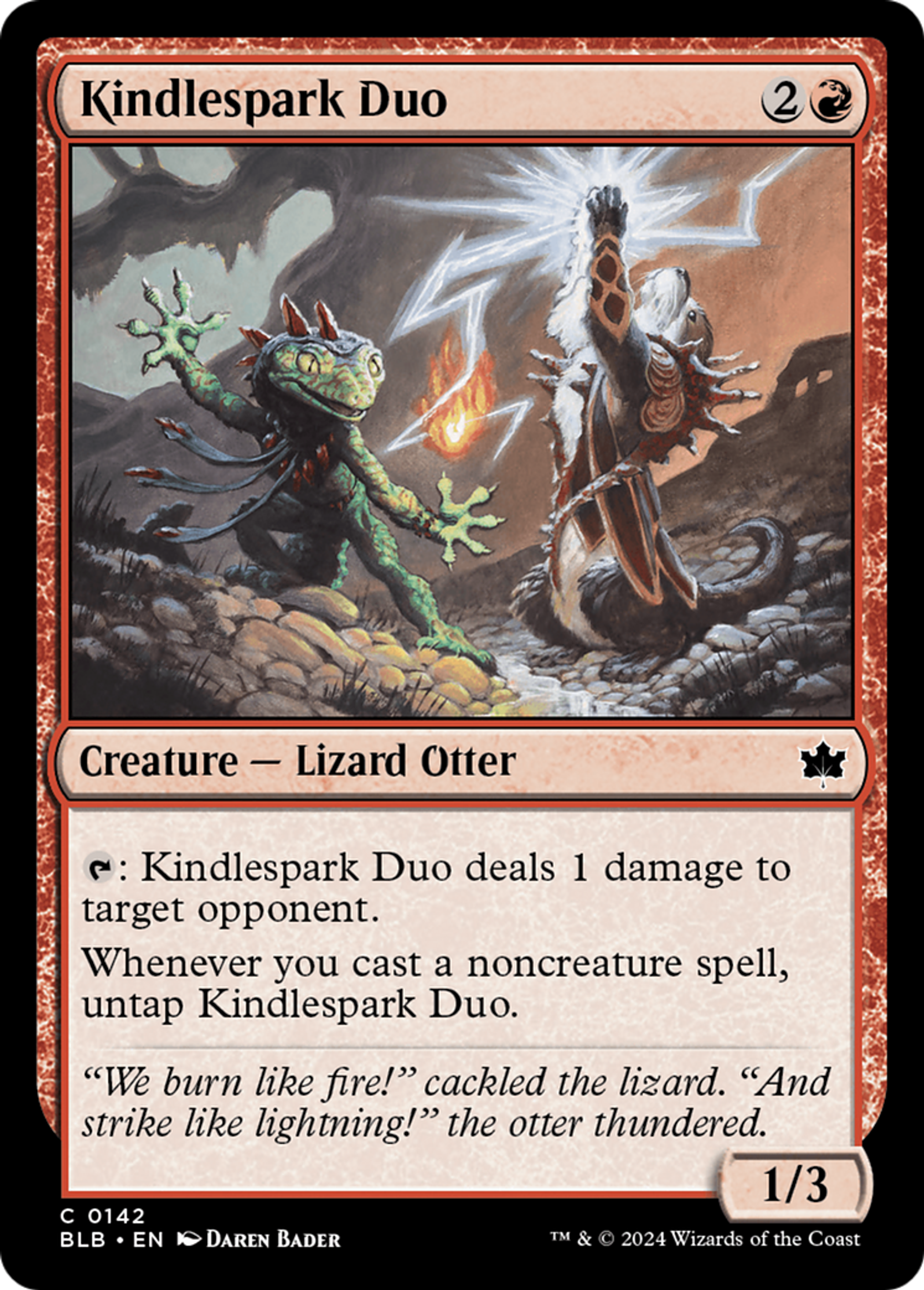 Duo brûlétincelle — Bloomburrow — Magic: The Gathering