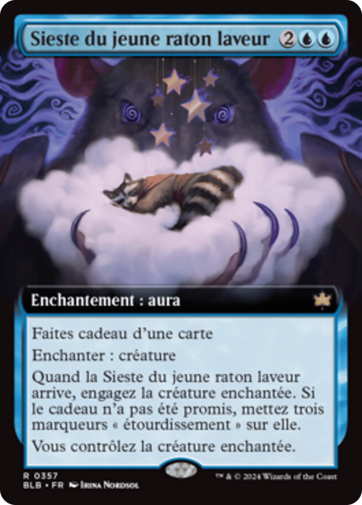 Sieste du jeune raton laveur — Bloomburrow — Magic: The Gathering