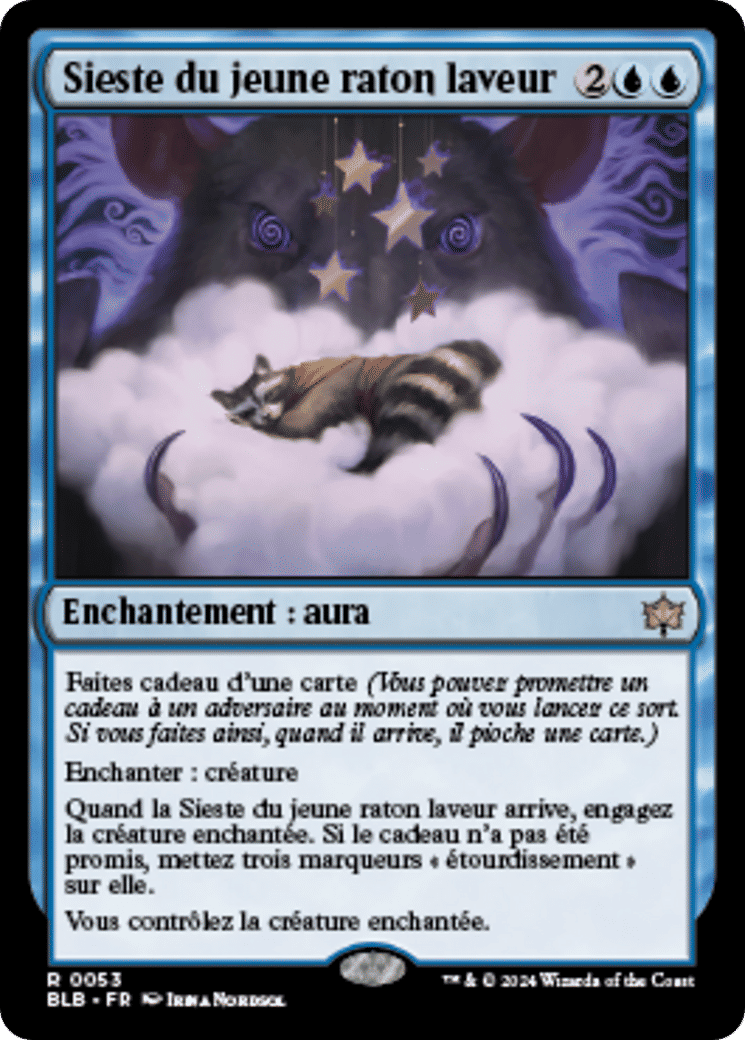 Sieste du jeune raton laveur — Bloomburrow — Magic: The Gathering