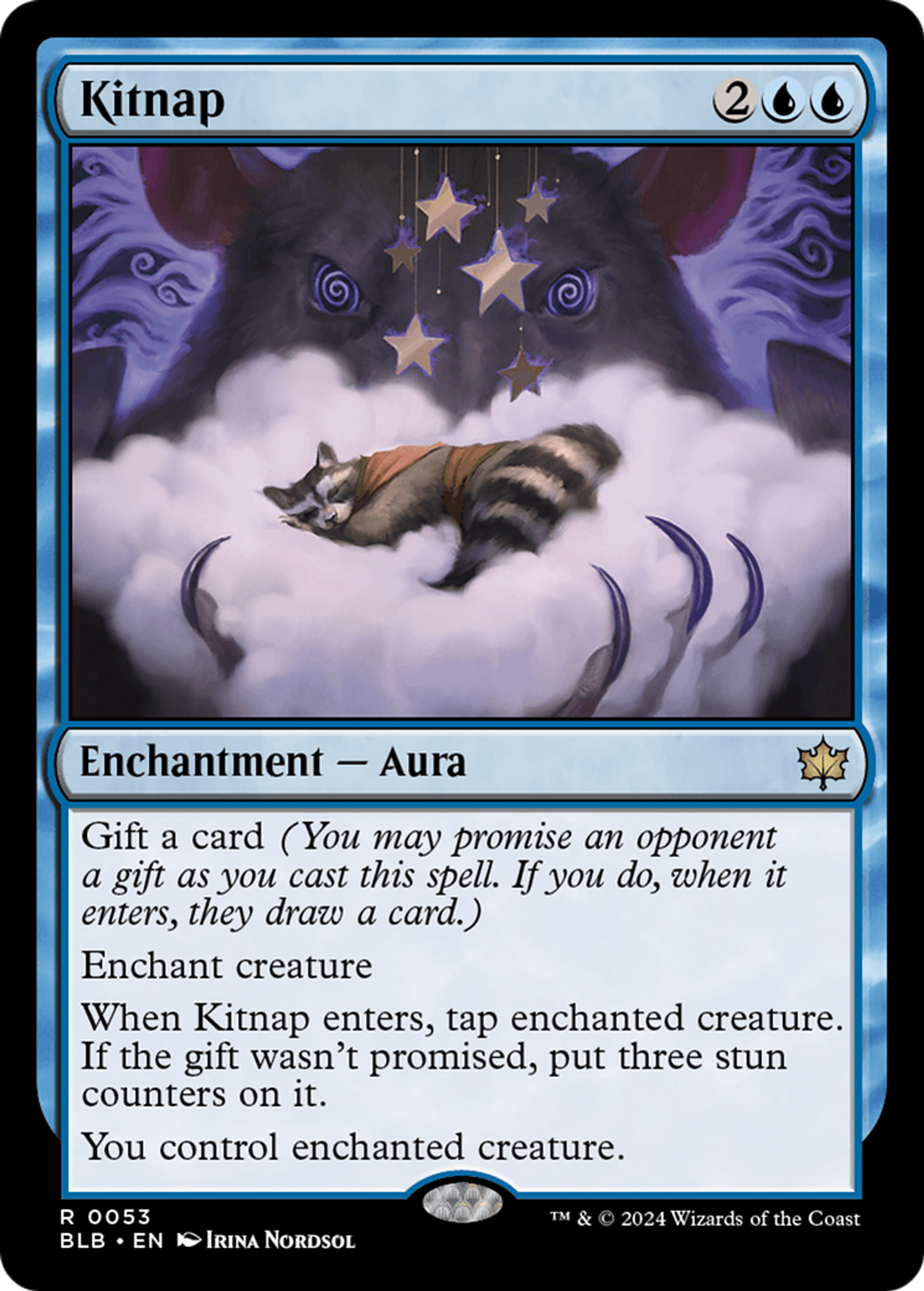 Sieste du jeune raton laveur — Bloomburrow — Magic: The Gathering