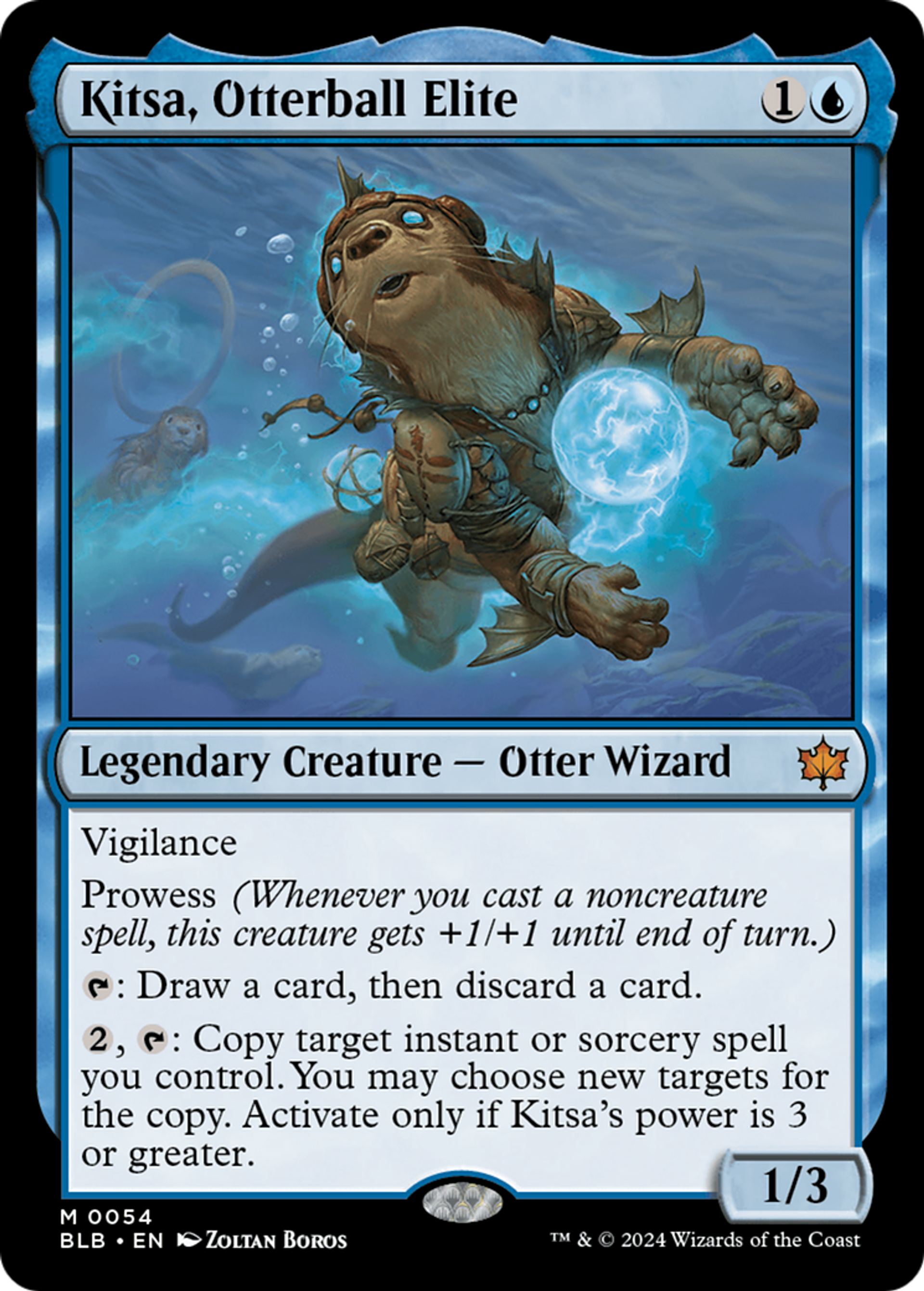 Kitsa, Otterball Elite — Bloomburrow — Magic: The Gathering