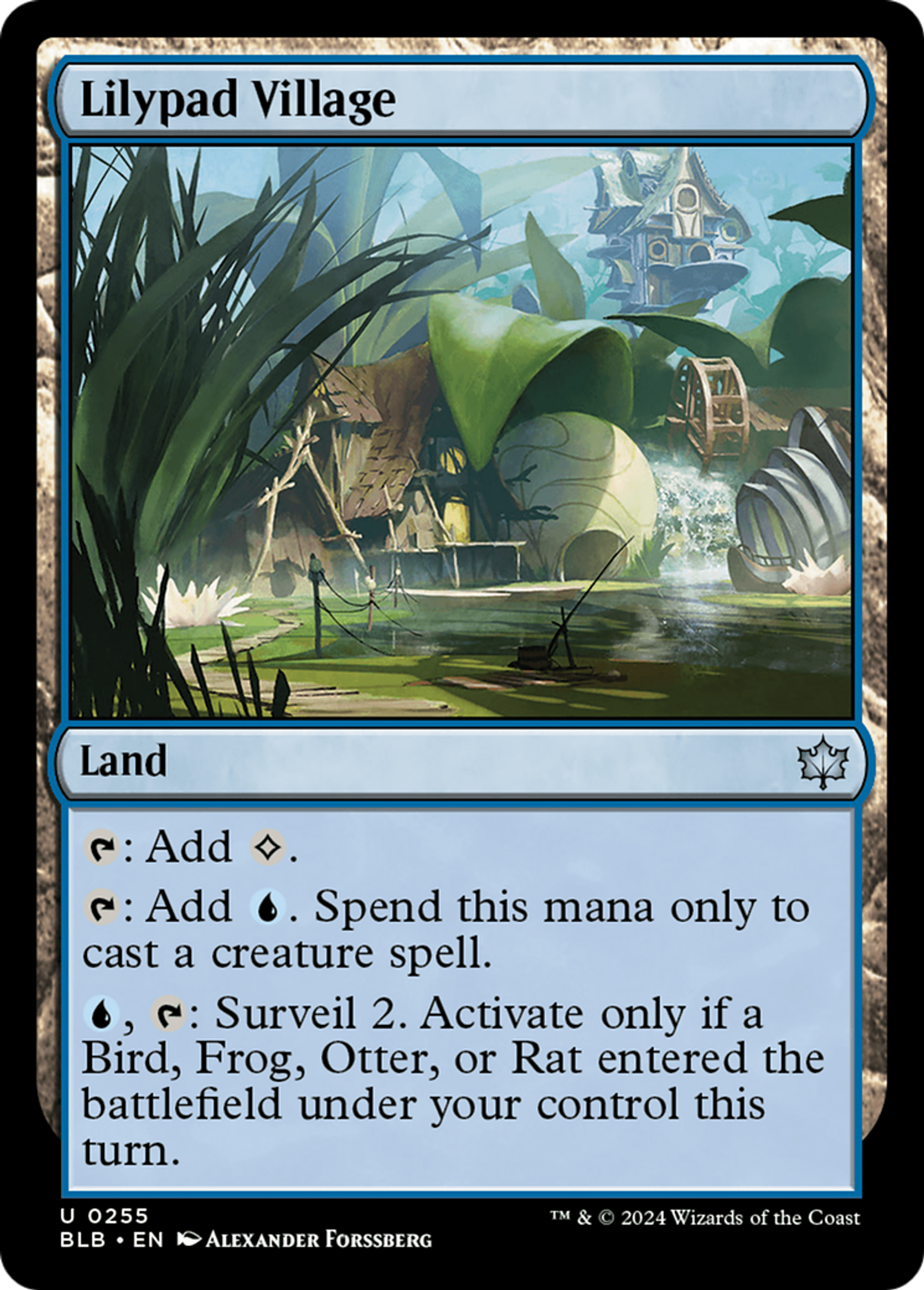 Lilypad Village — Bloomburrow — Magic: The Gathering