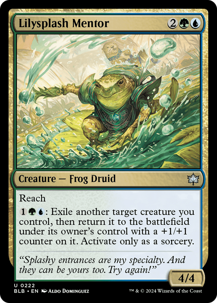 Lilysplash Mentor — Bloomburrow — Magic: The Gathering