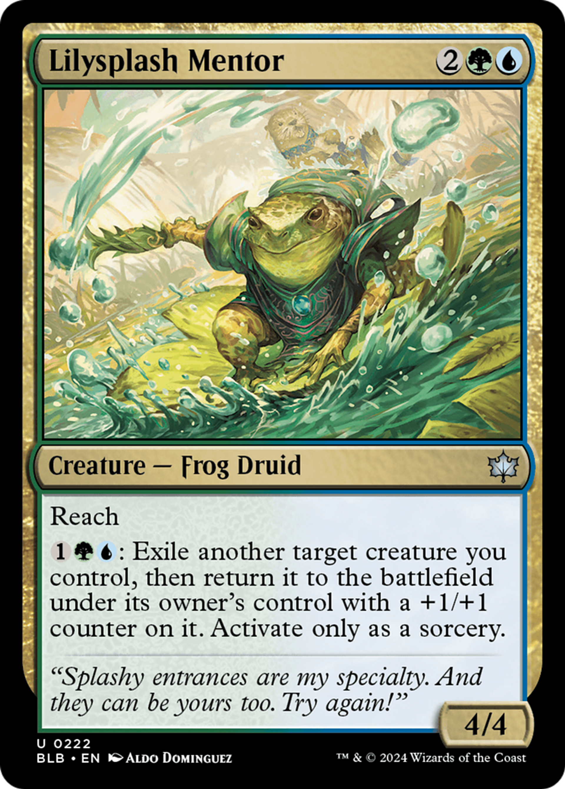 Mentor saute-nénuphar — Bloomburrow — Magic: The Gathering