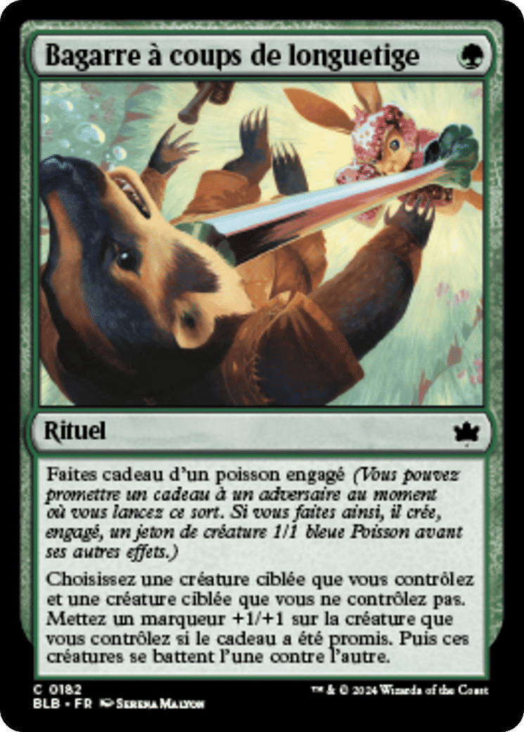 Bagarre à coups de longuetige — Bloomburrow — Magic: The Gathering