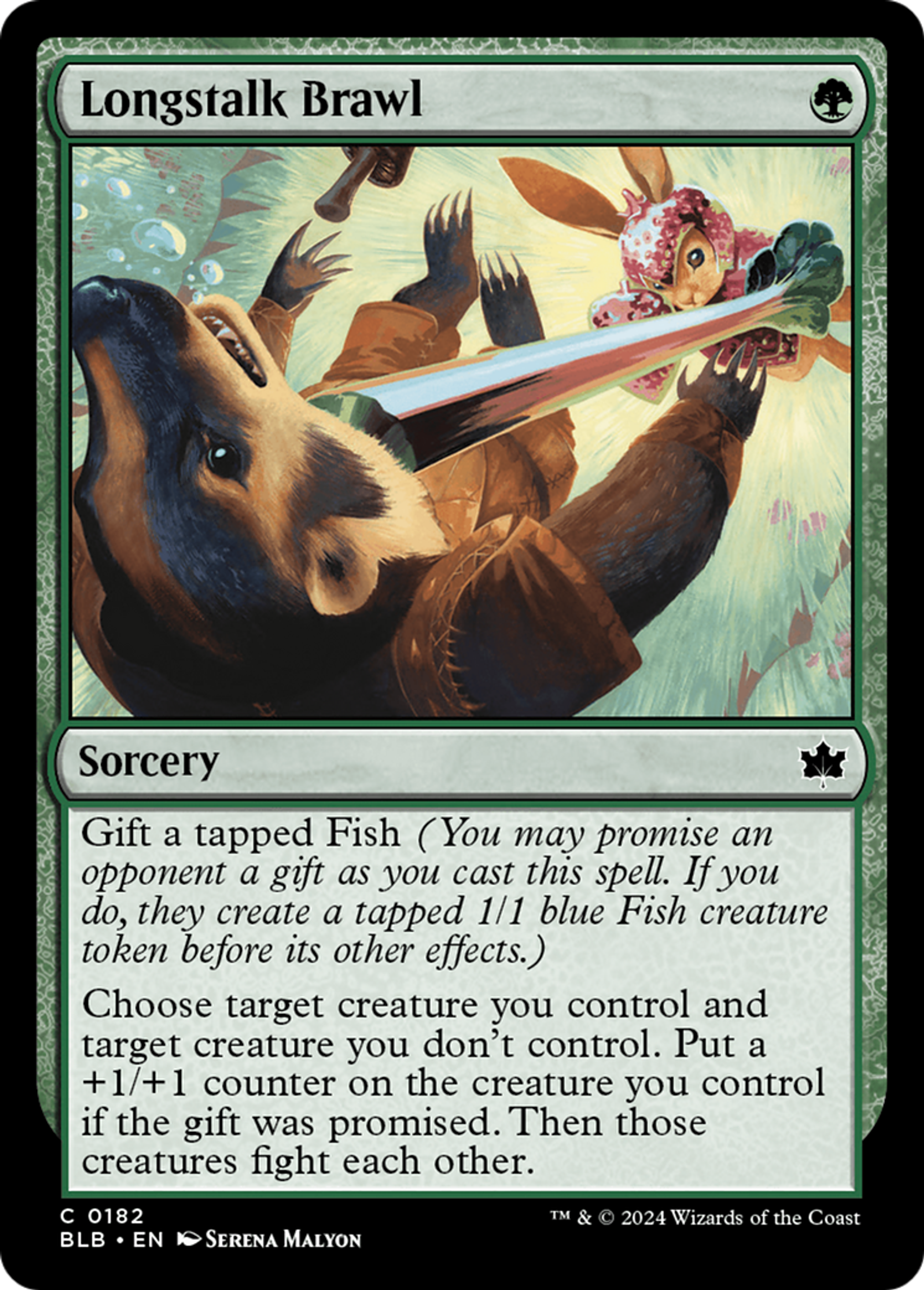 Bagarre à coups de longuetige — Bloomburrow — Magic: The Gathering